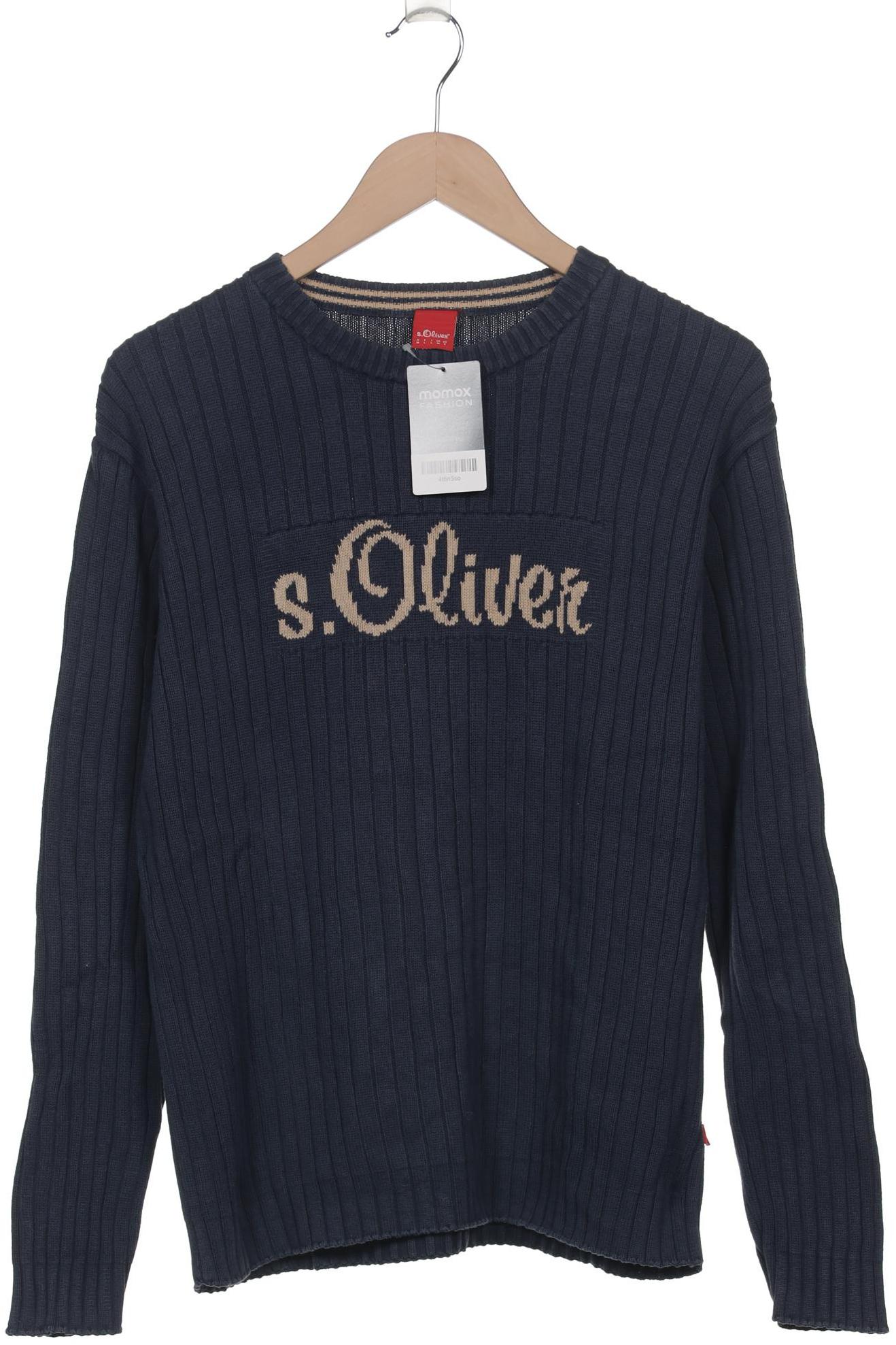 

s.Oliver Herren Pullover, blau, Gr. 48