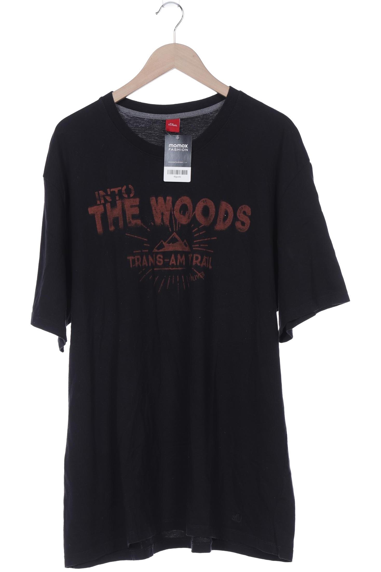 

s.Oliver Herren T-Shirt, schwarz, Gr. 60