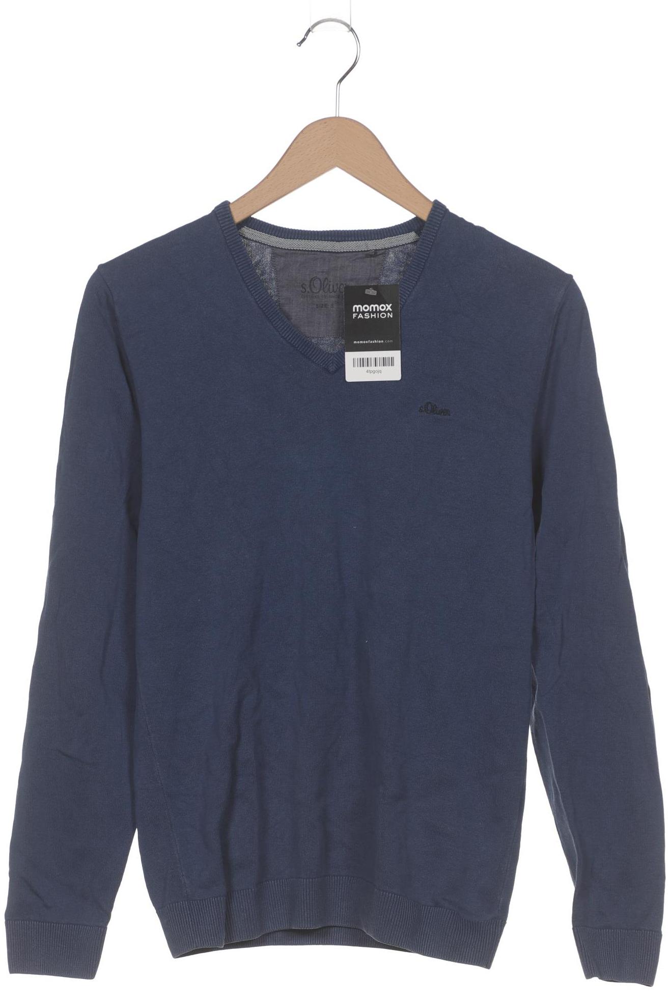 

s.Oliver Herren Pullover, blau, Gr. 46