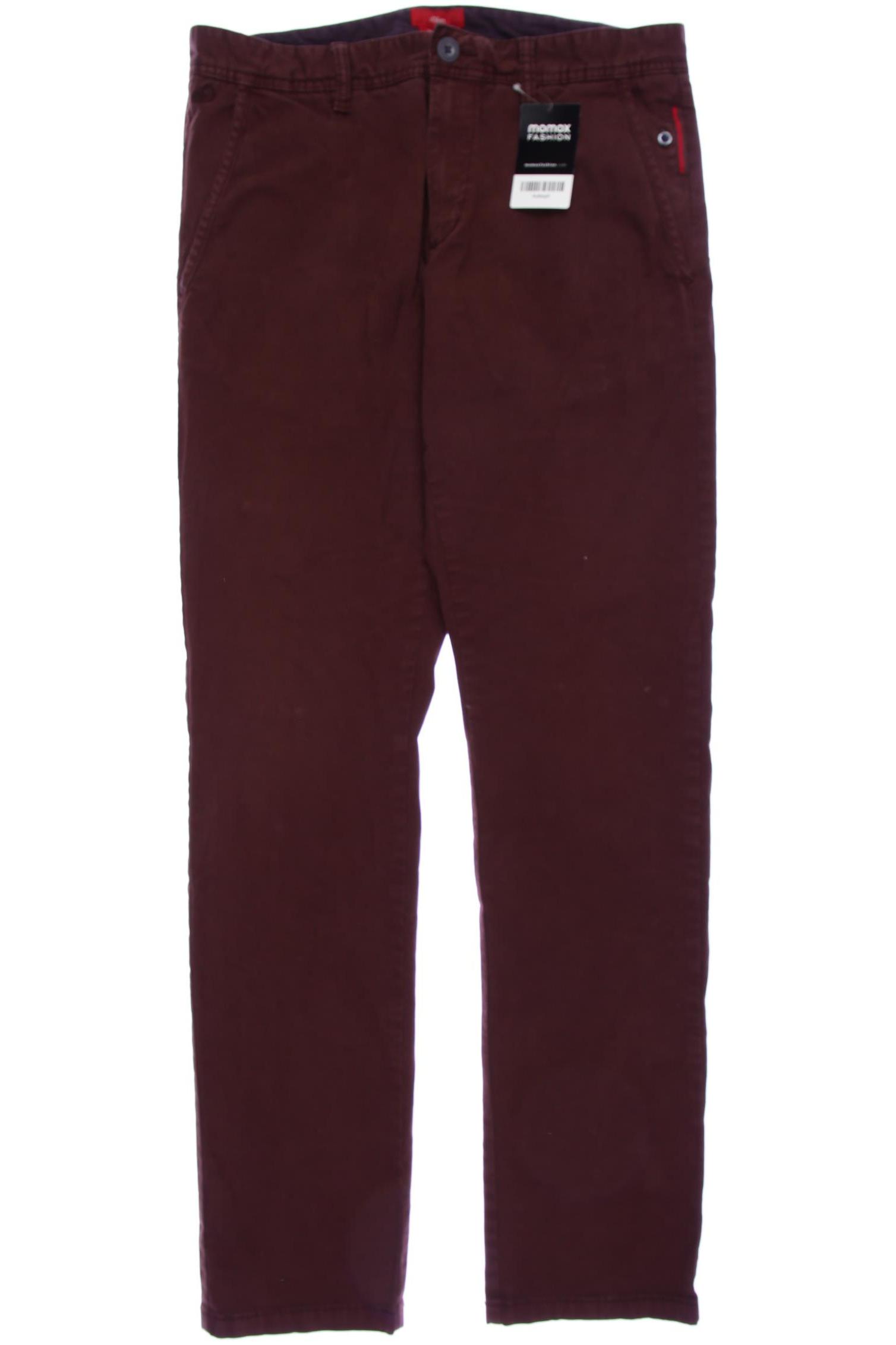 

s.Oliver Herren Stoffhose, bordeaux, Gr. 34