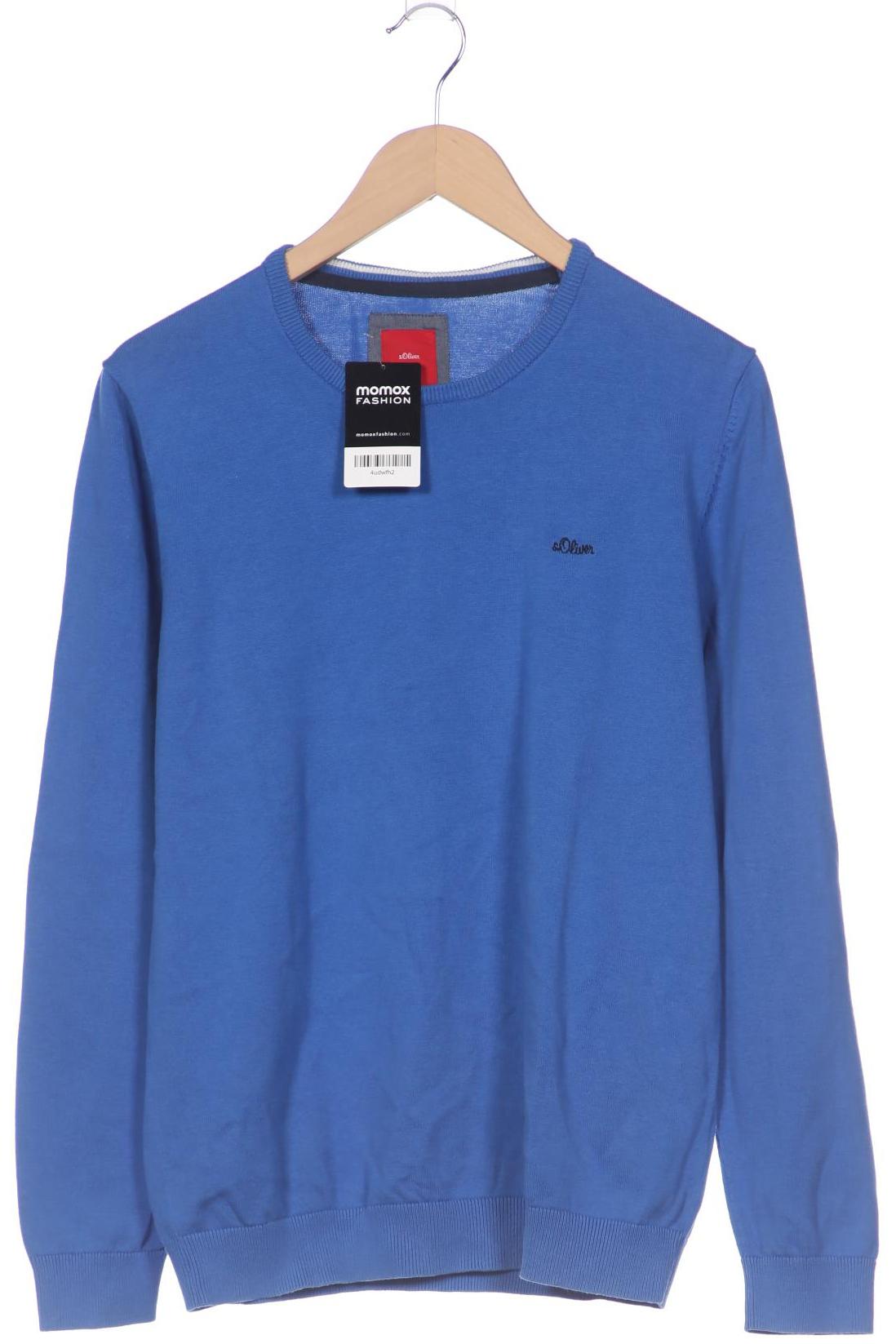 

s.Oliver Herren Pullover, blau, Gr. 48