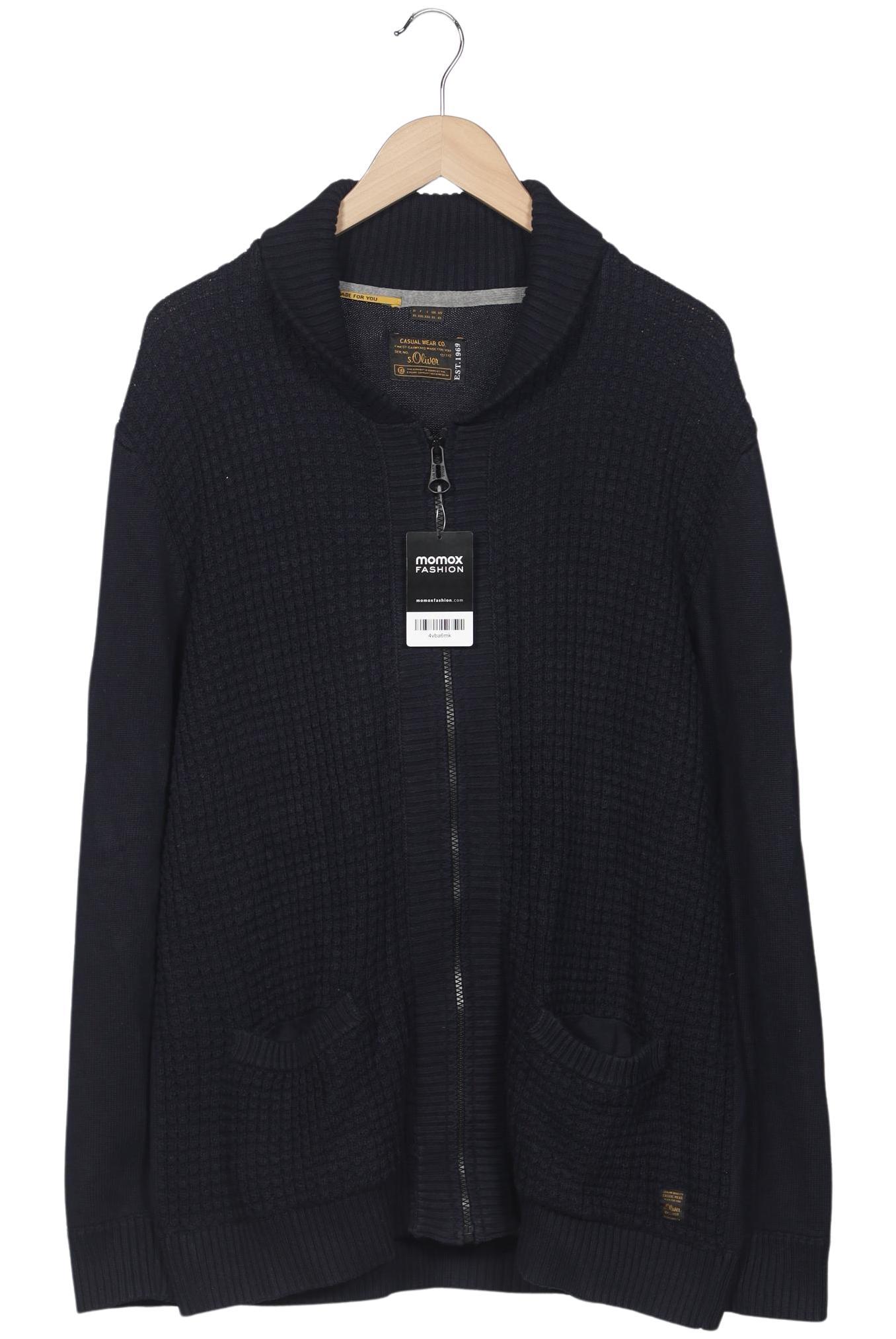 

s.Oliver Herren Strickjacke, marineblau, Gr. 54