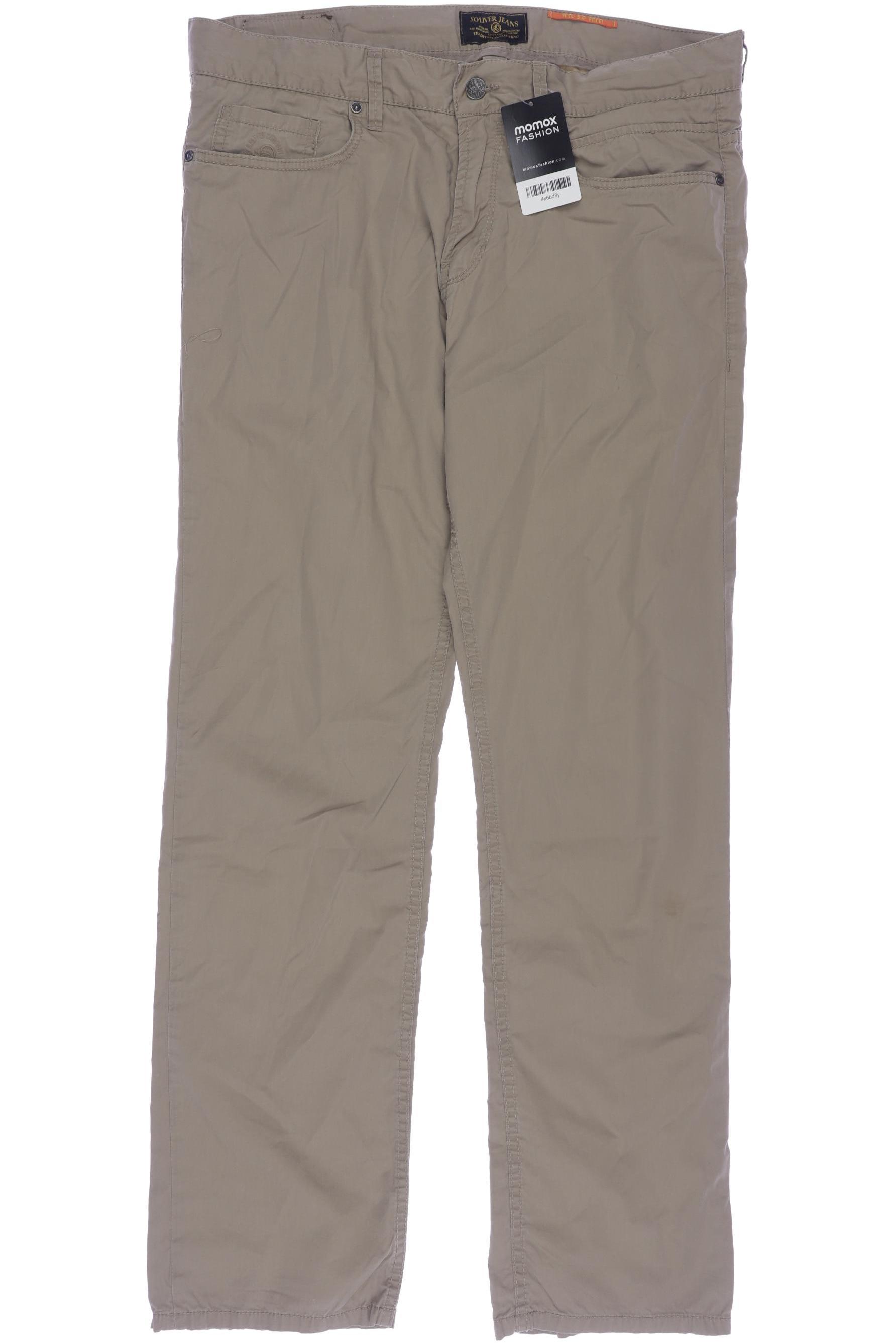 

s.Oliver Herren Stoffhose, braun, Gr. 33