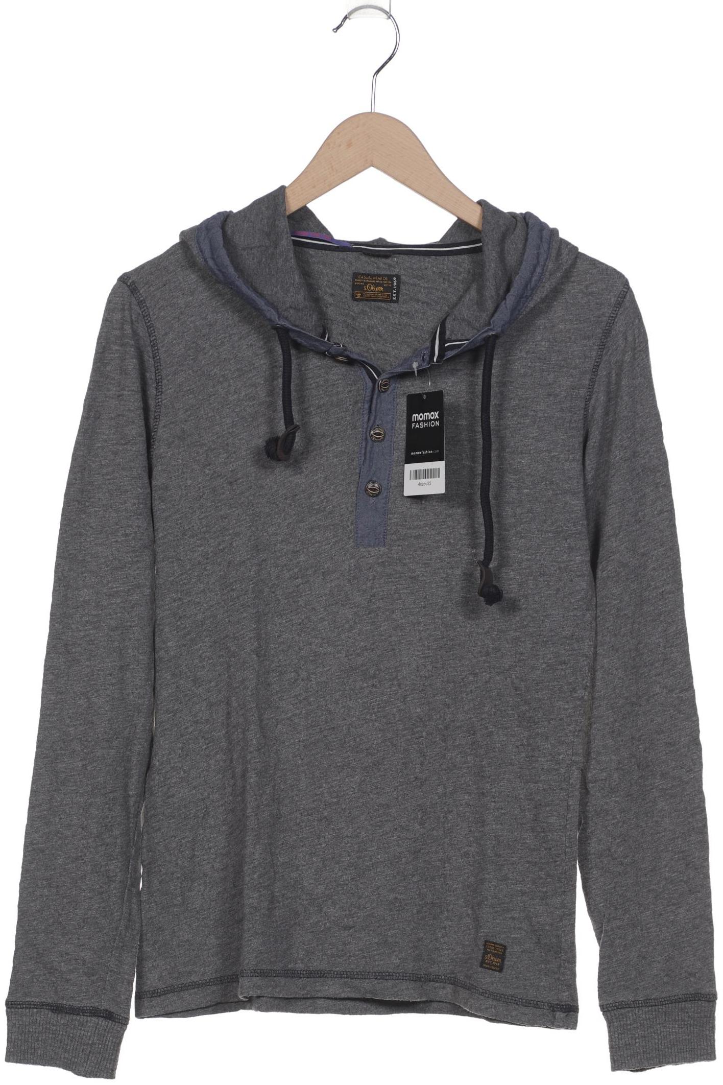 

s.Oliver Herren Kapuzenpullover, grau, Gr. 46
