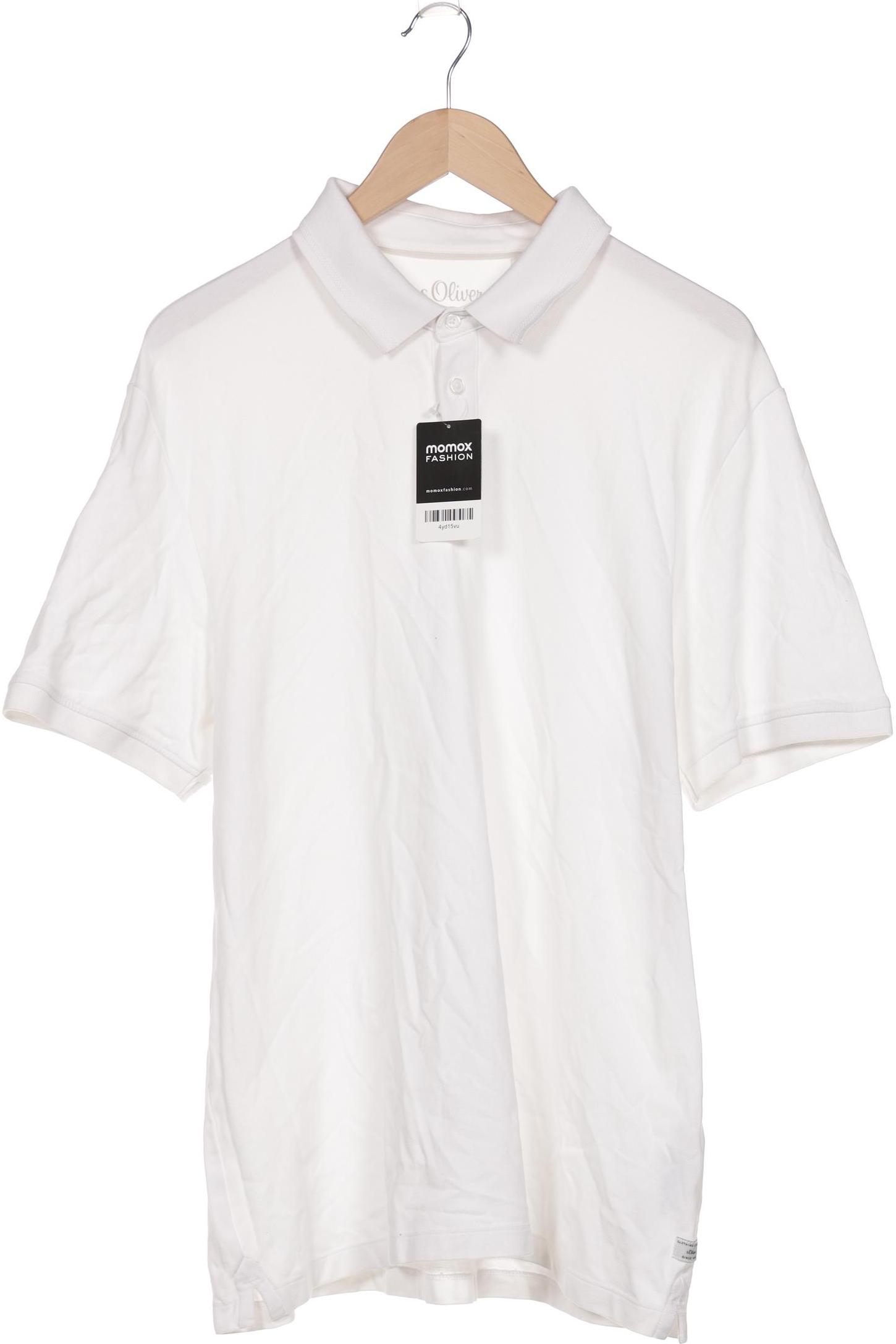 

s.Oliver Herren Poloshirt, weiß, Gr. 56