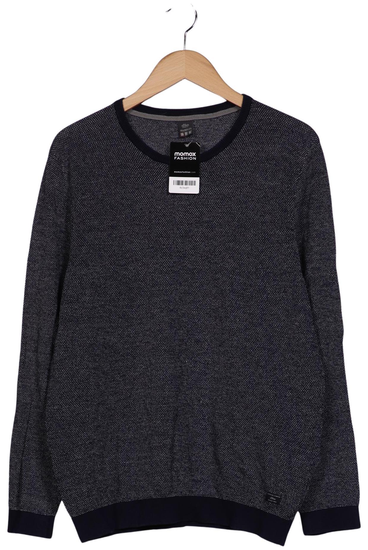 

s.Oliver Herren Sweatshirt, marineblau, Gr. 52