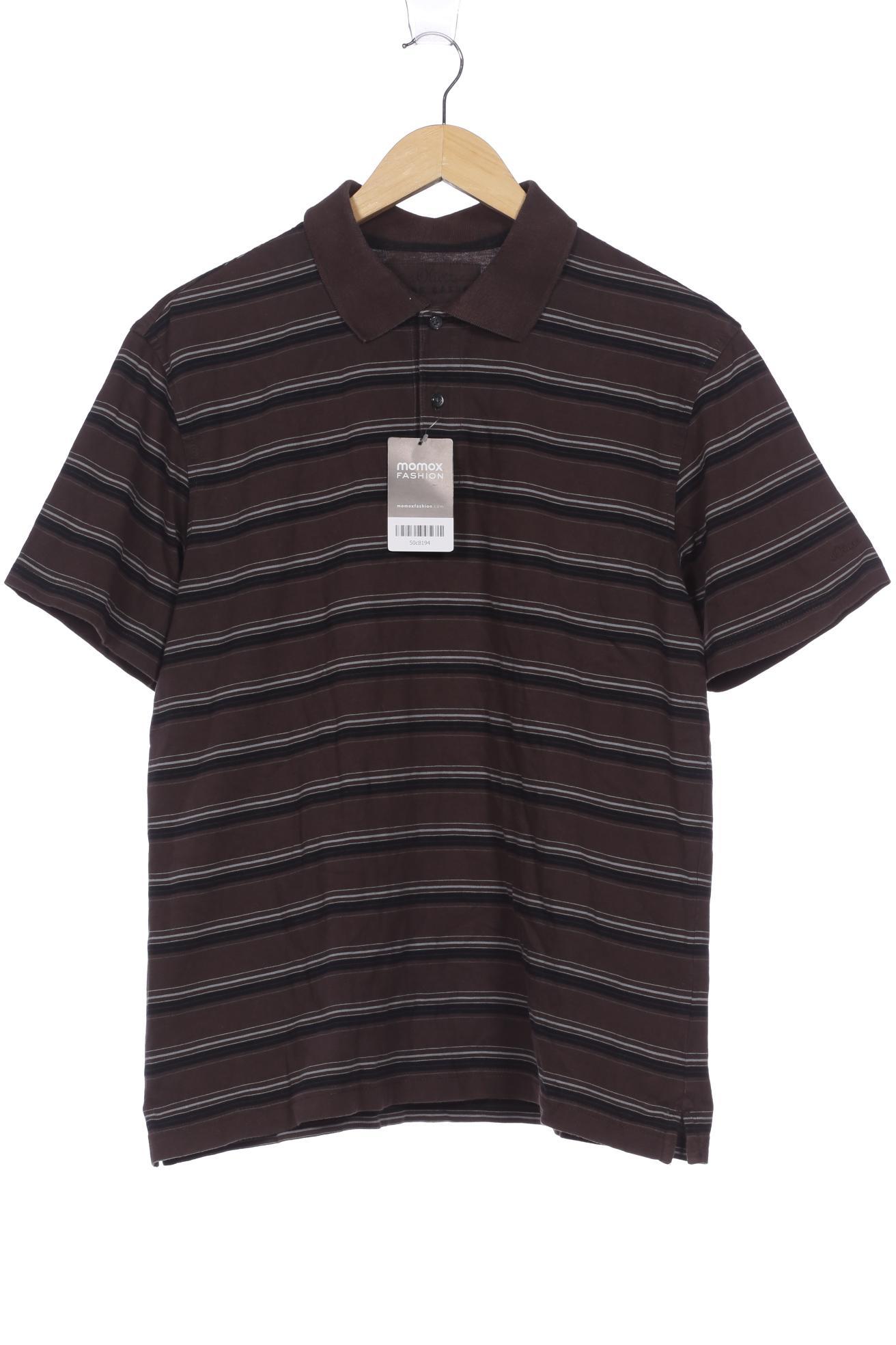 

s.Oliver Herren Poloshirt, braun, Gr. 52