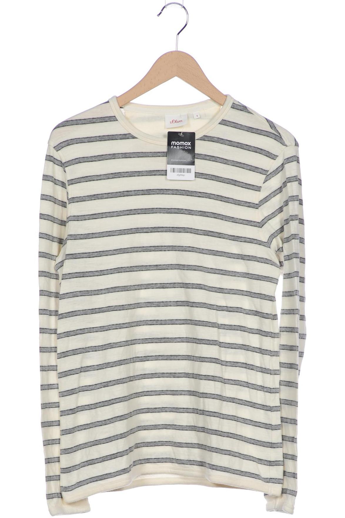 

s.Oliver Herren Langarmshirt, cremeweiß, Gr. 46