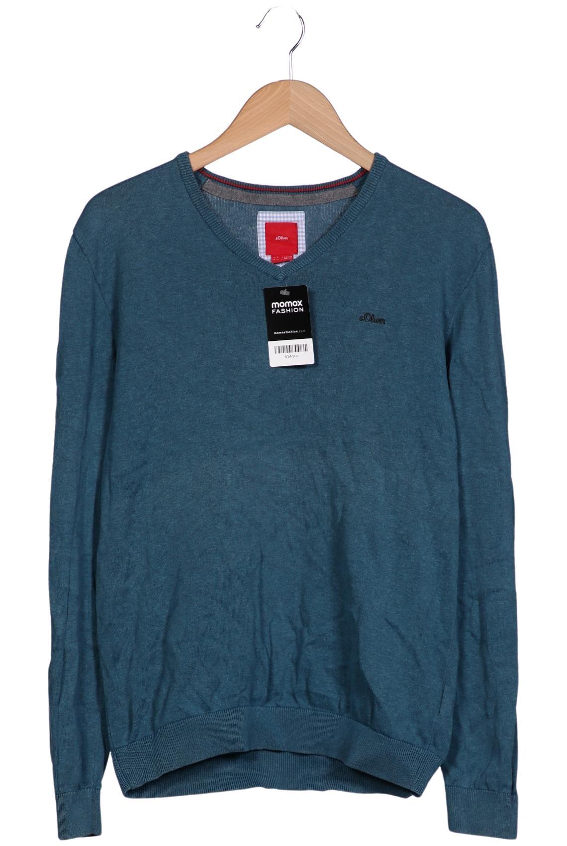 Thumbnail - s.Oliver Herren Pullover, blau, Gr. 48