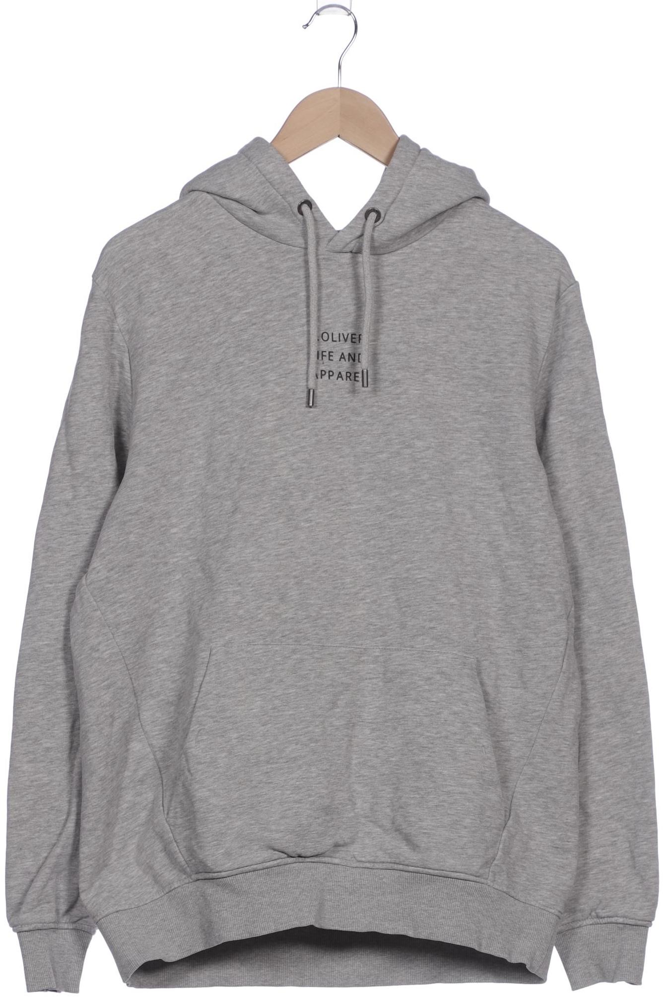 

s.Oliver Herren Kapuzenpullover, grau, Gr. 52