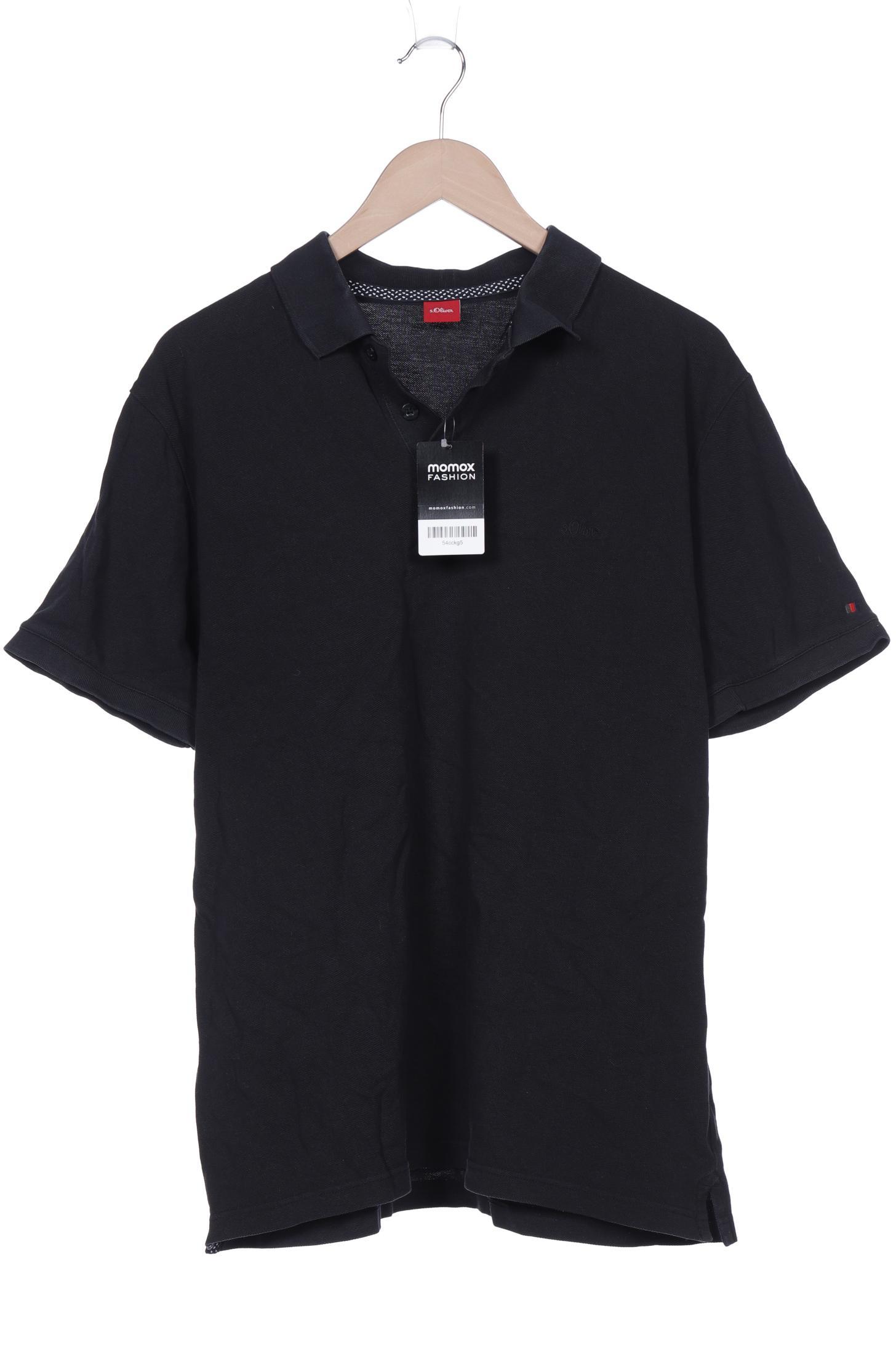

s.Oliver Herren Poloshirt, schwarz, Gr. 54