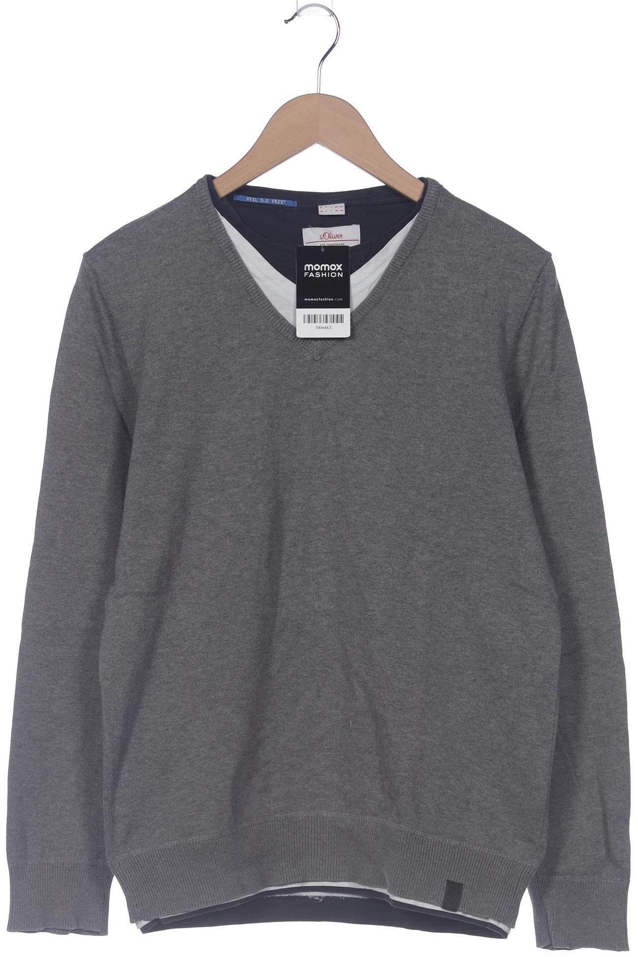 

s.Oliver Herren Pullover, grau, Gr. 48
