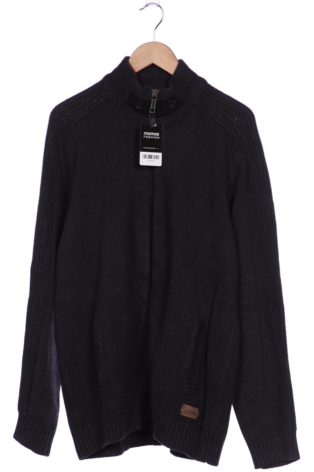 

s.Oliver Herren Strickjacke, grau, Gr. 54