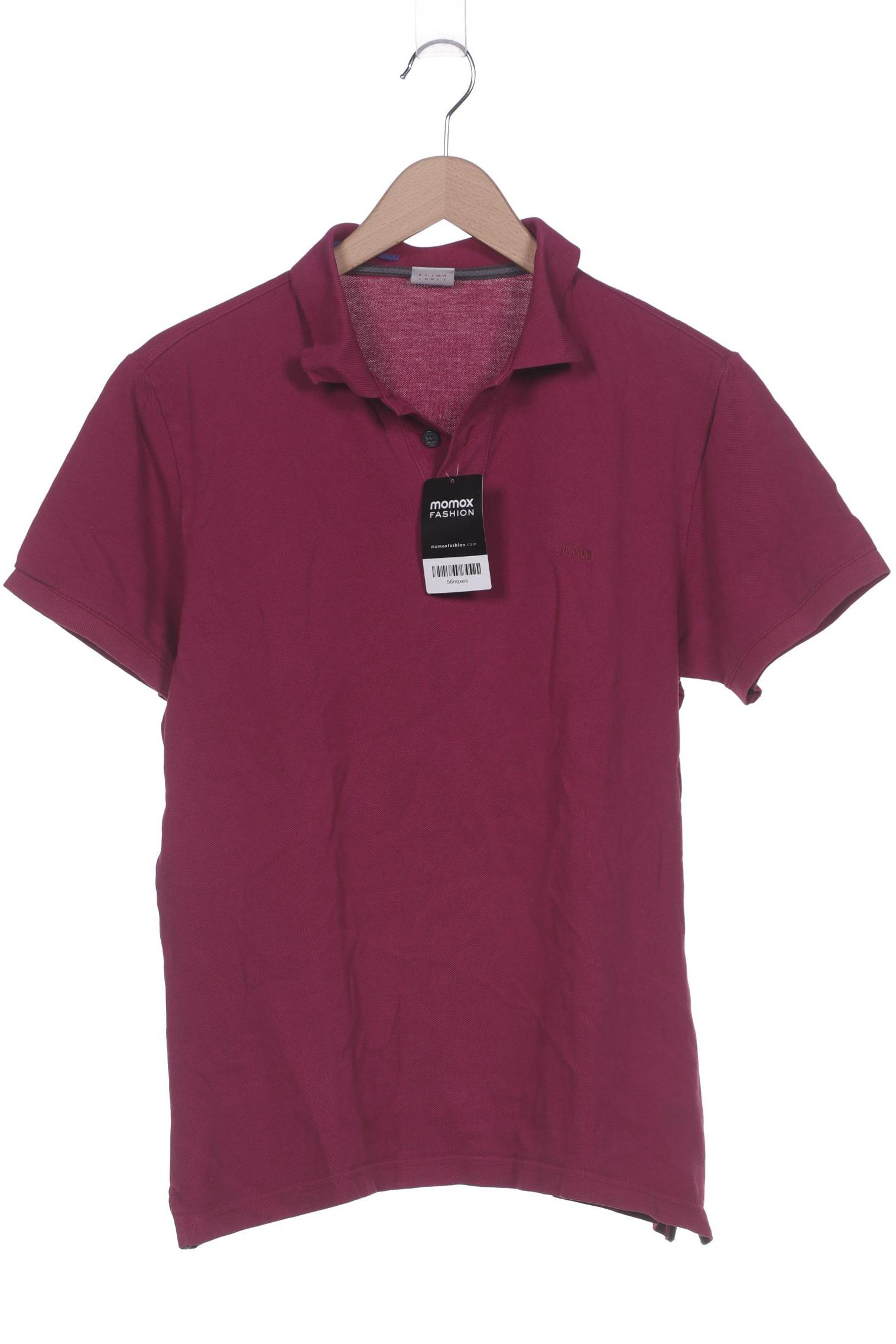 

s.Oliver Herren Poloshirt, pink, Gr. 52