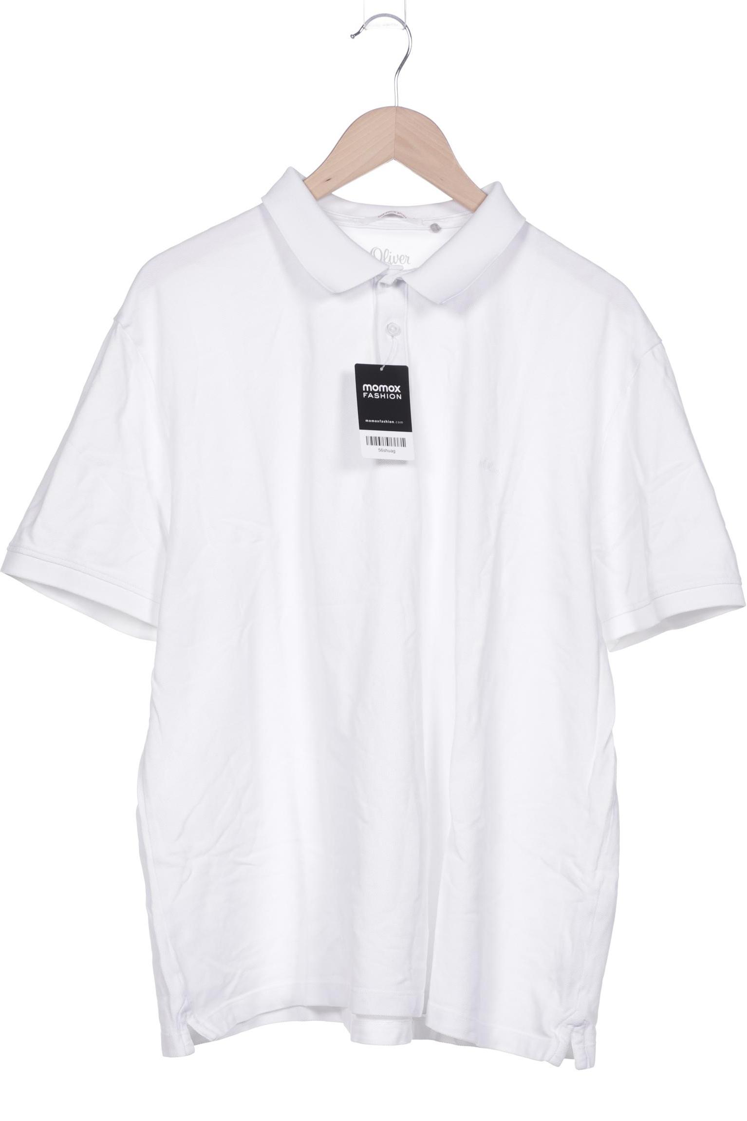 

s.Oliver Herren Poloshirt, weiß, Gr. 58
