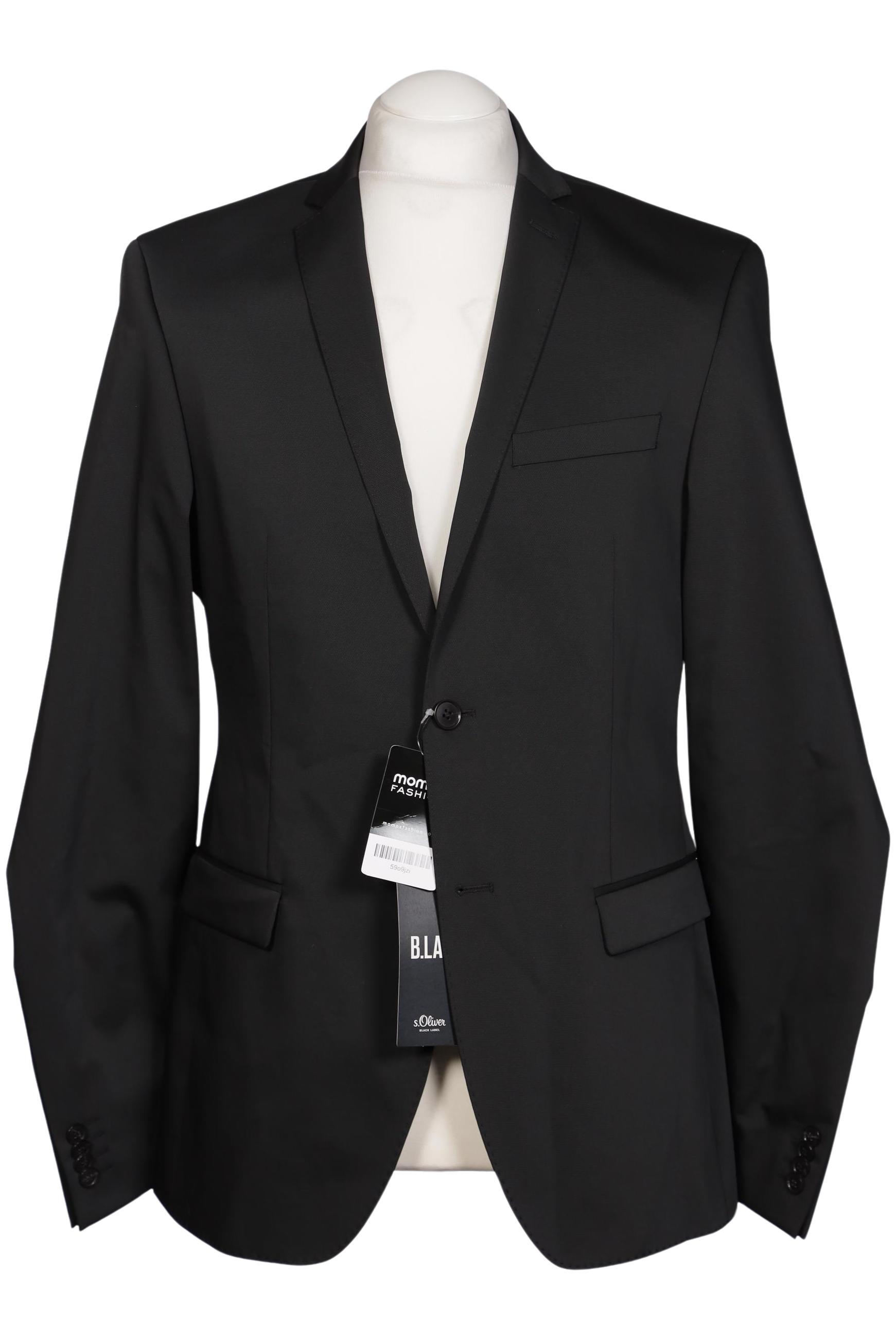 

s.Oliver Herren Sakko, schwarz, Gr. 98