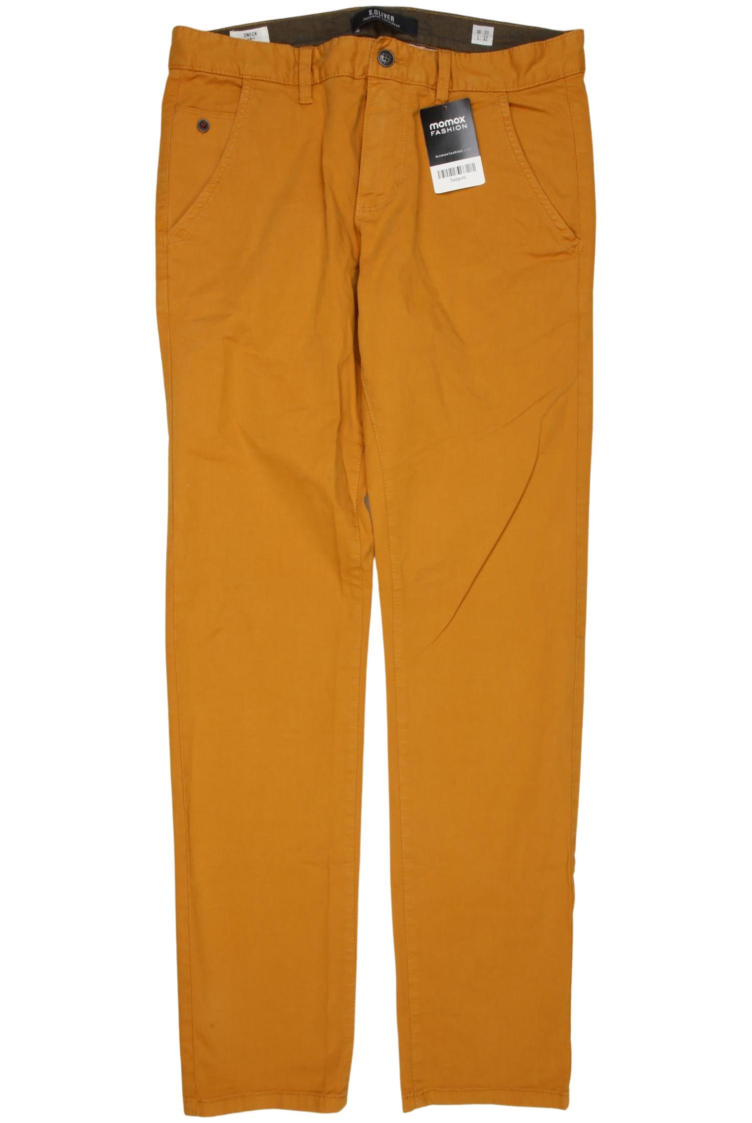 

s.Oliver Herren Stoffhose, orange, Gr. 31