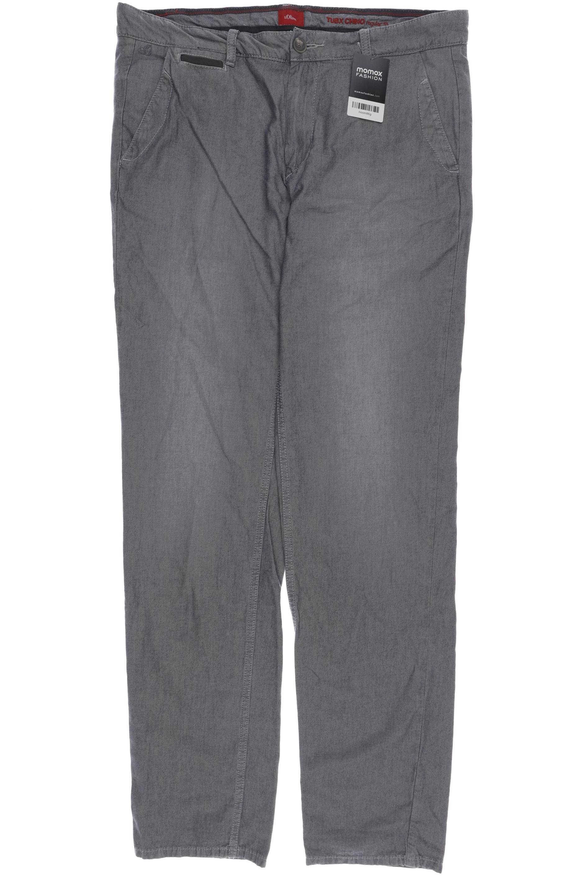 

s.Oliver Herren Stoffhose, grau, Gr. 52