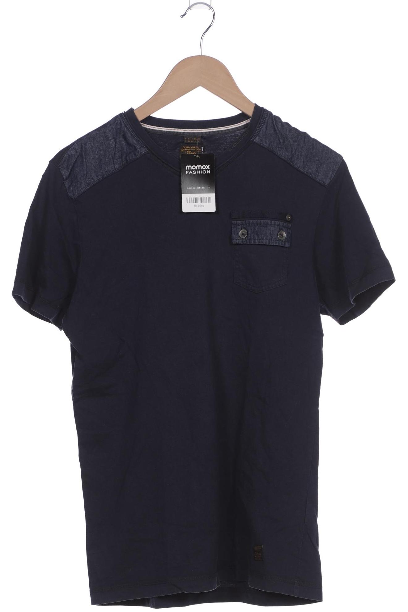 

s.Oliver Herren T-Shirt, marineblau, Gr. 52