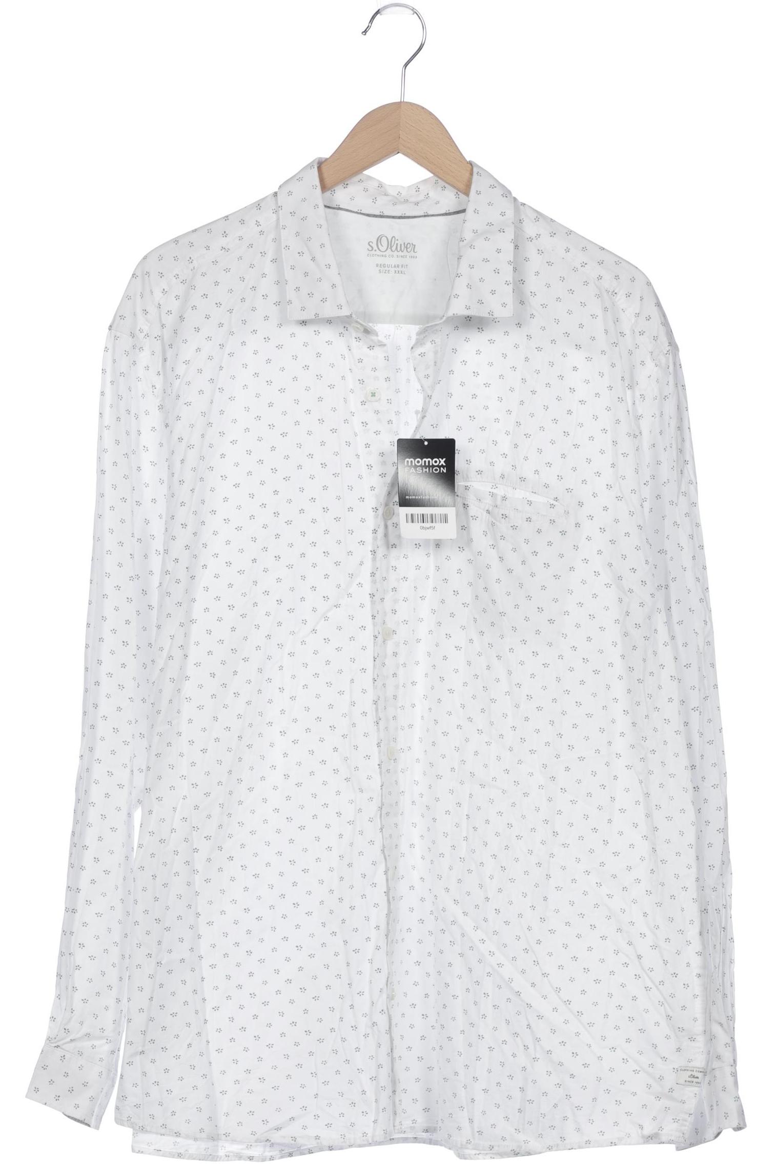 

s.Oliver Herren Hemd, weiß, Gr. 58