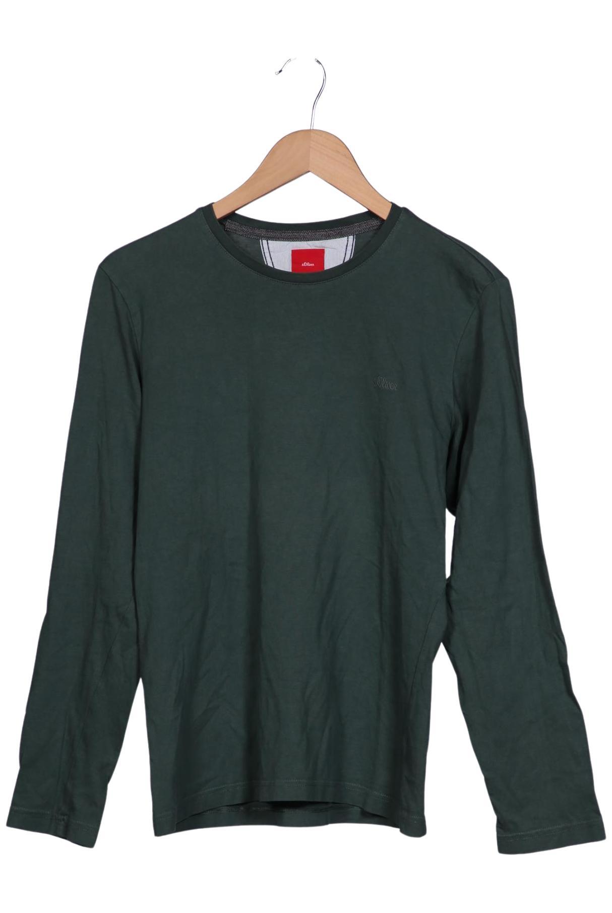 

s.Oliver Herren Langarmshirt, grün, Gr. 48