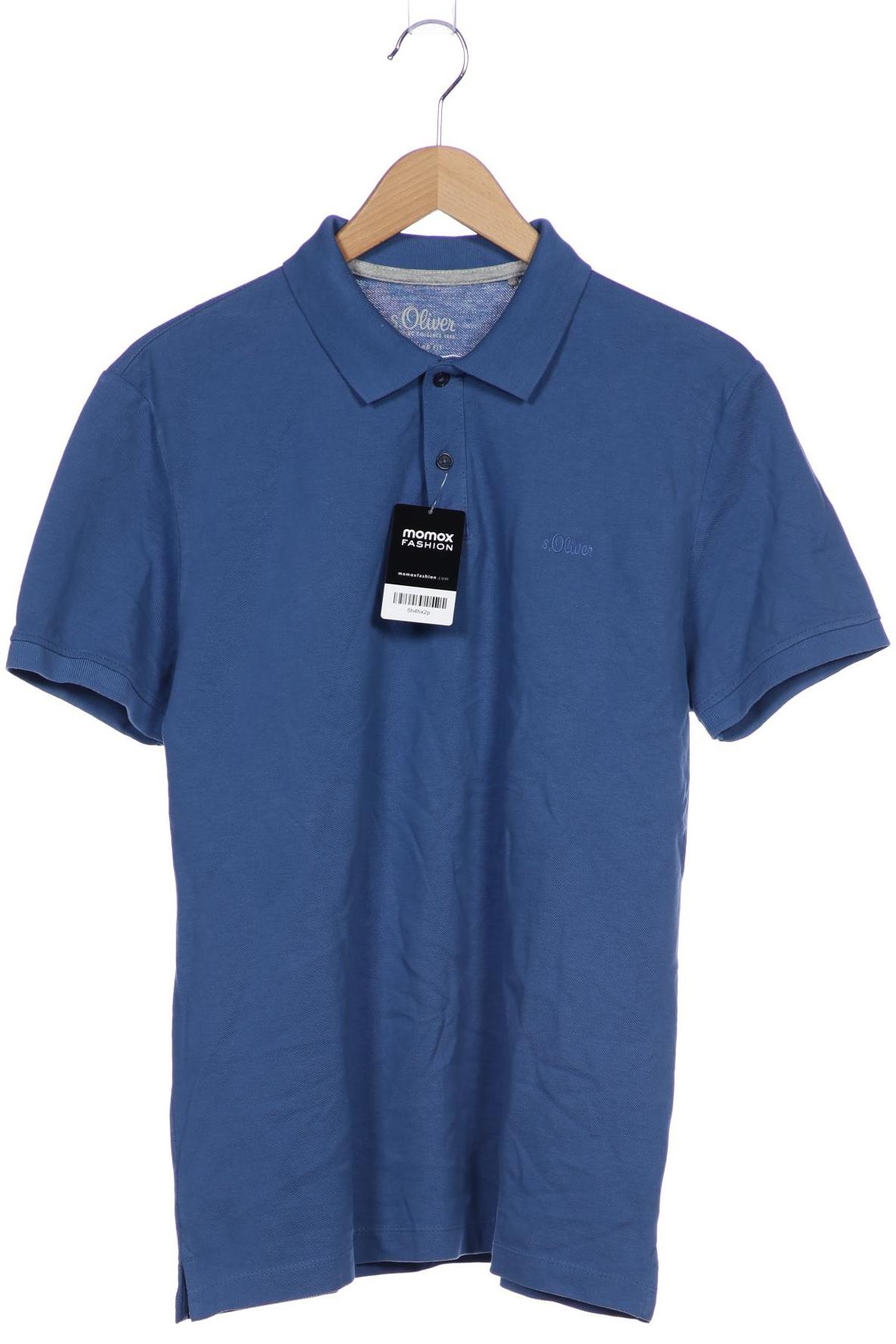 

s.Oliver Herren Poloshirt, blau, Gr. 52