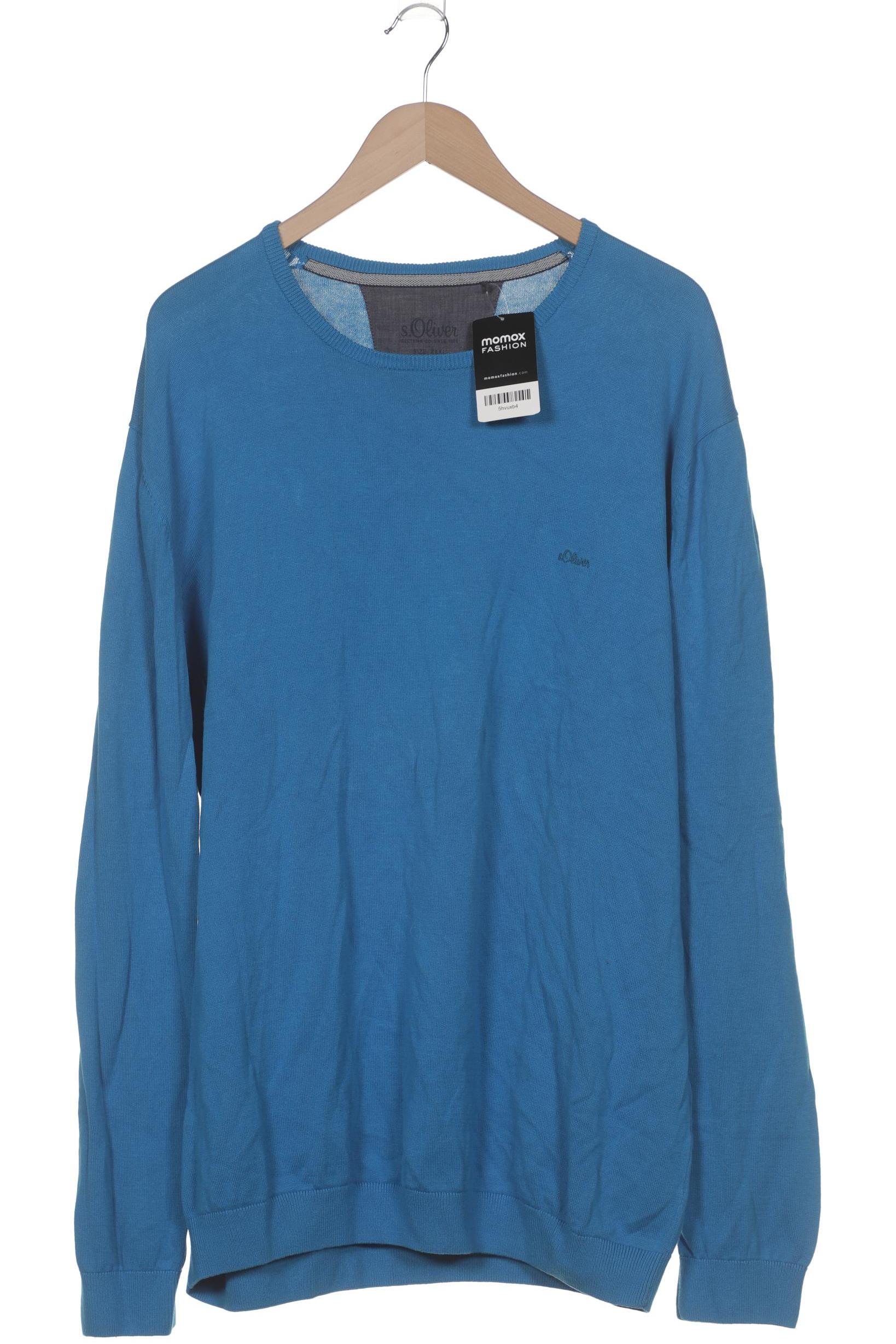 

s.Oliver Herren Pullover, blau, Gr. 56