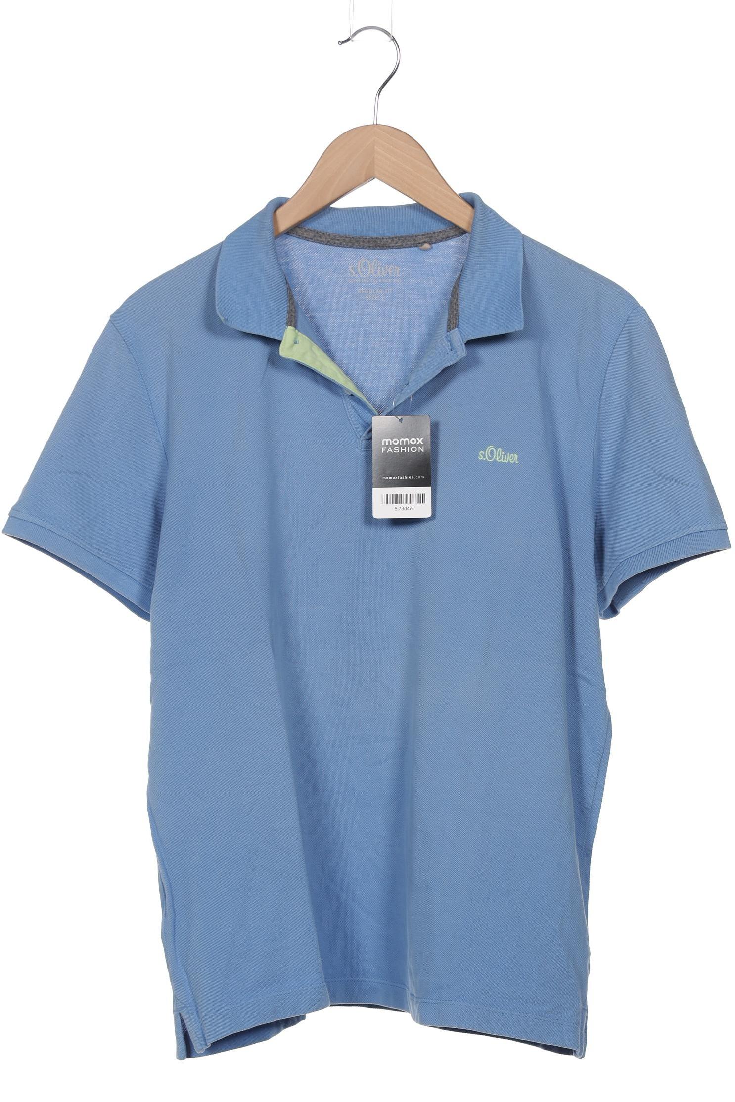 

s.Oliver Herren Poloshirt, blau, Gr. 52