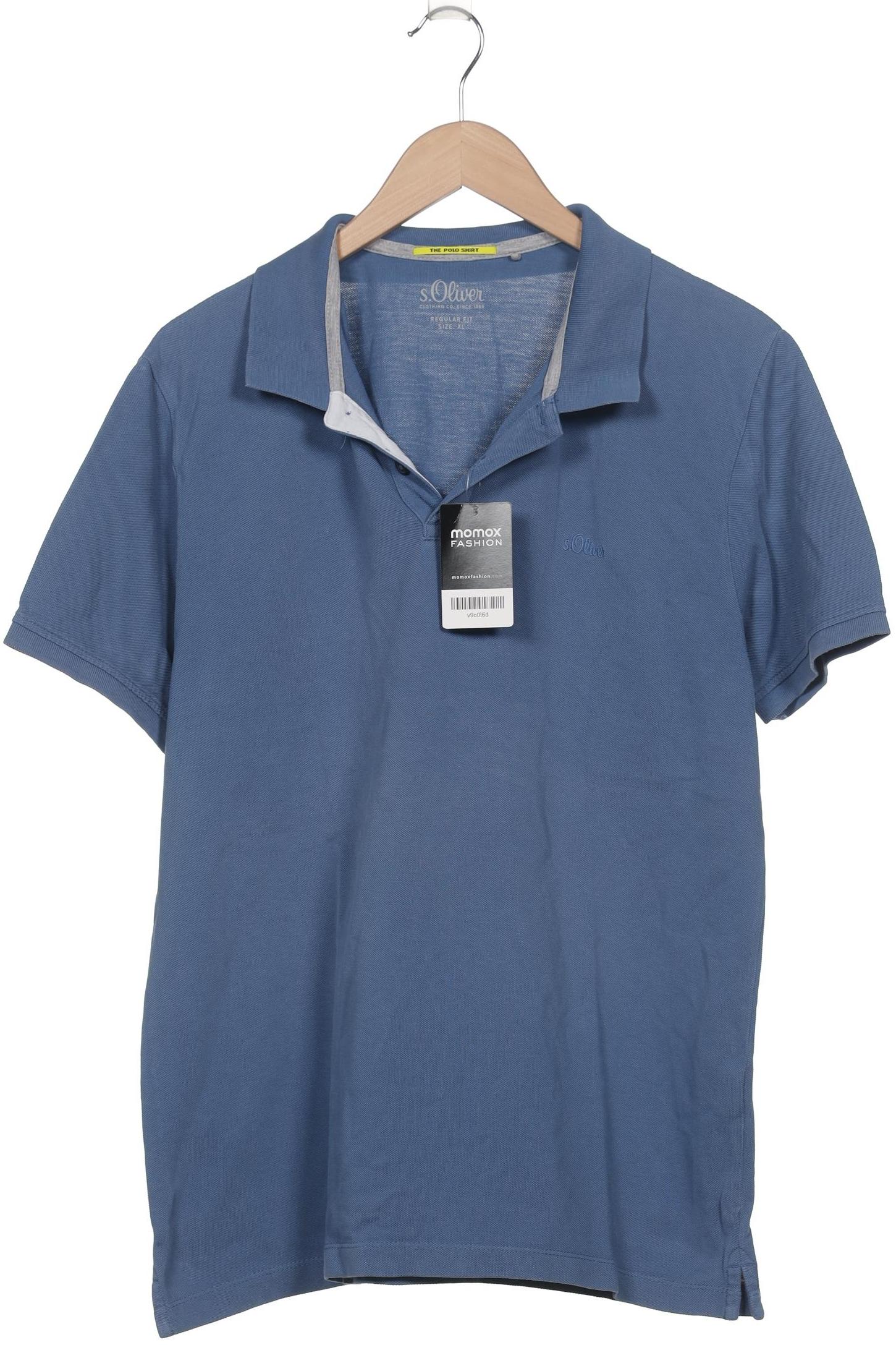 

s.Oliver Herren Poloshirt, blau, Gr. 54