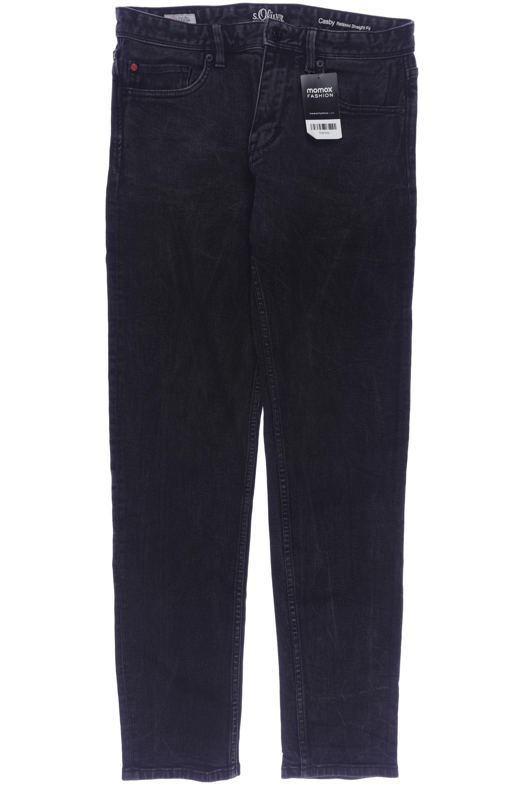 

s.Oliver Herren Jeans, schwarz, Gr. 30