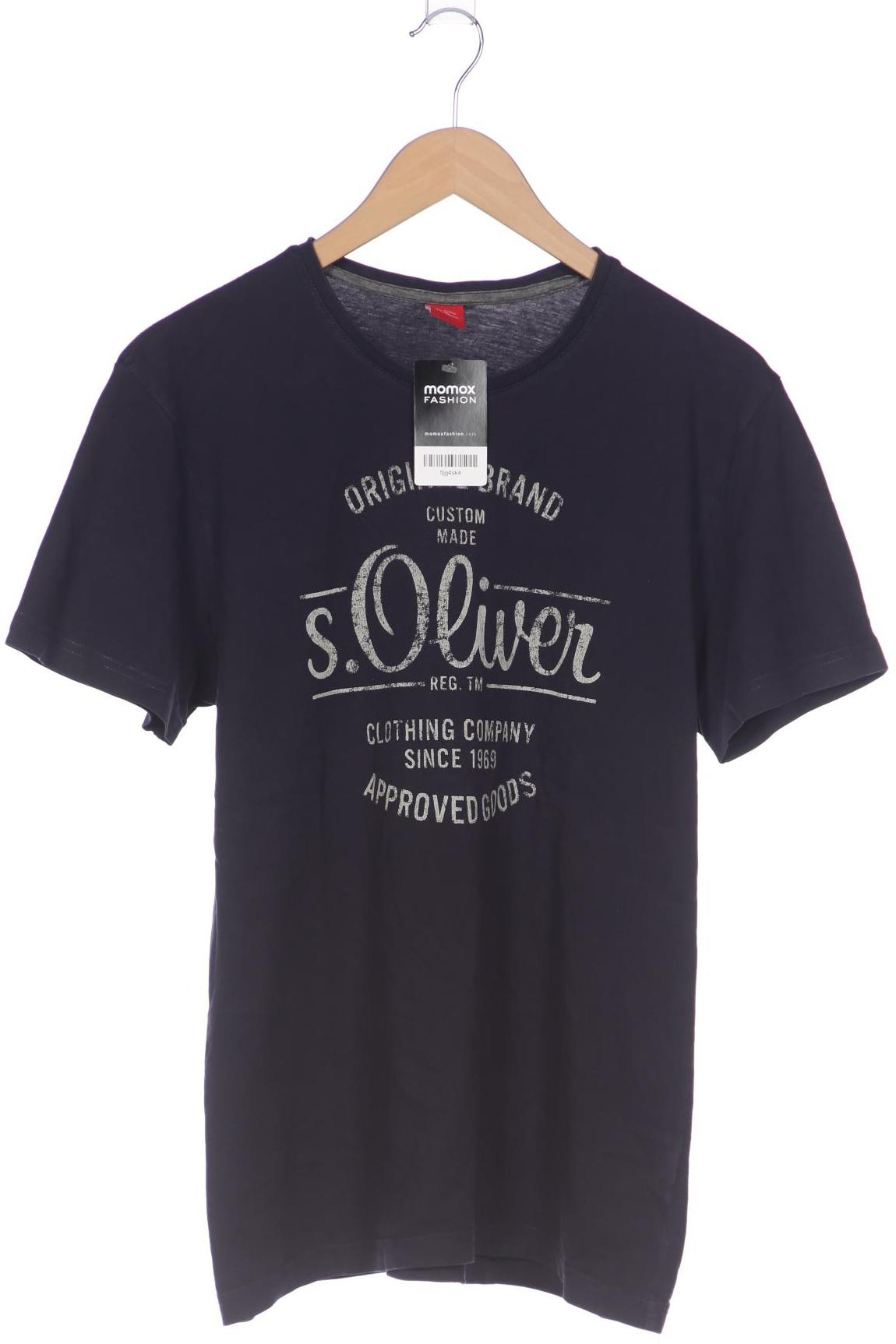 

s.Oliver Herren T-Shirt, marineblau, Gr. 52