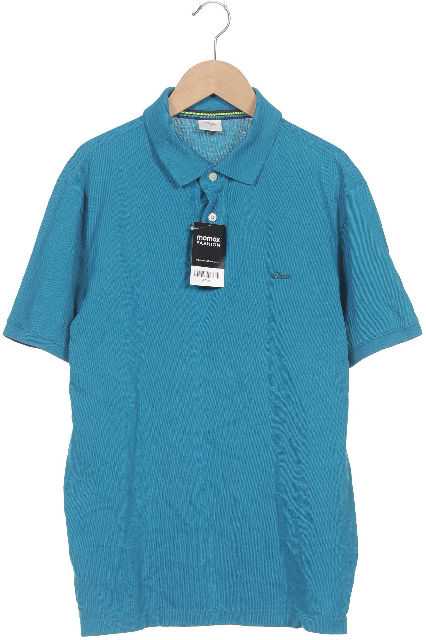 

s.Oliver Herren Poloshirt, blau, Gr. 52