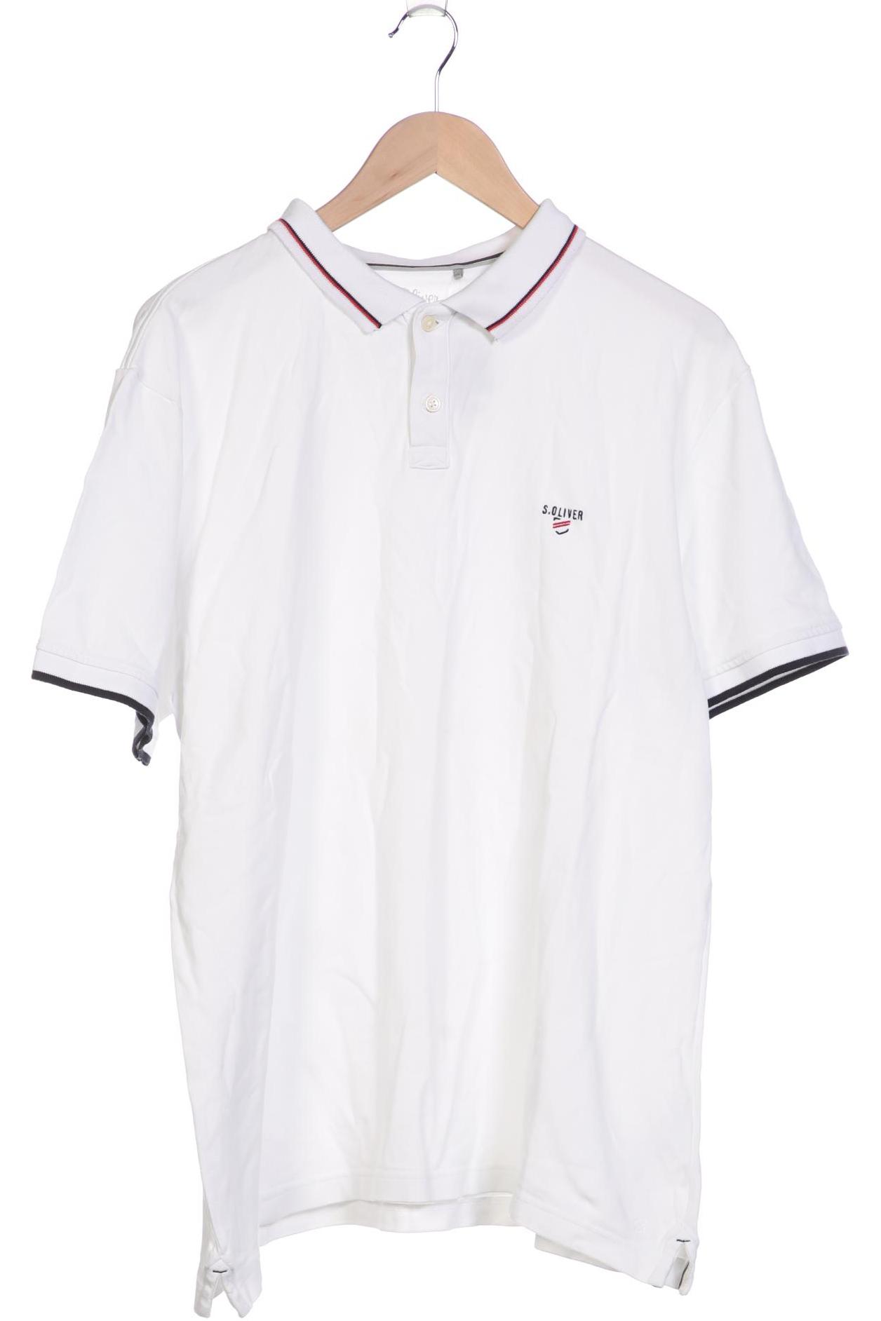 

s.Oliver Herren Poloshirt, weiß, Gr. 56