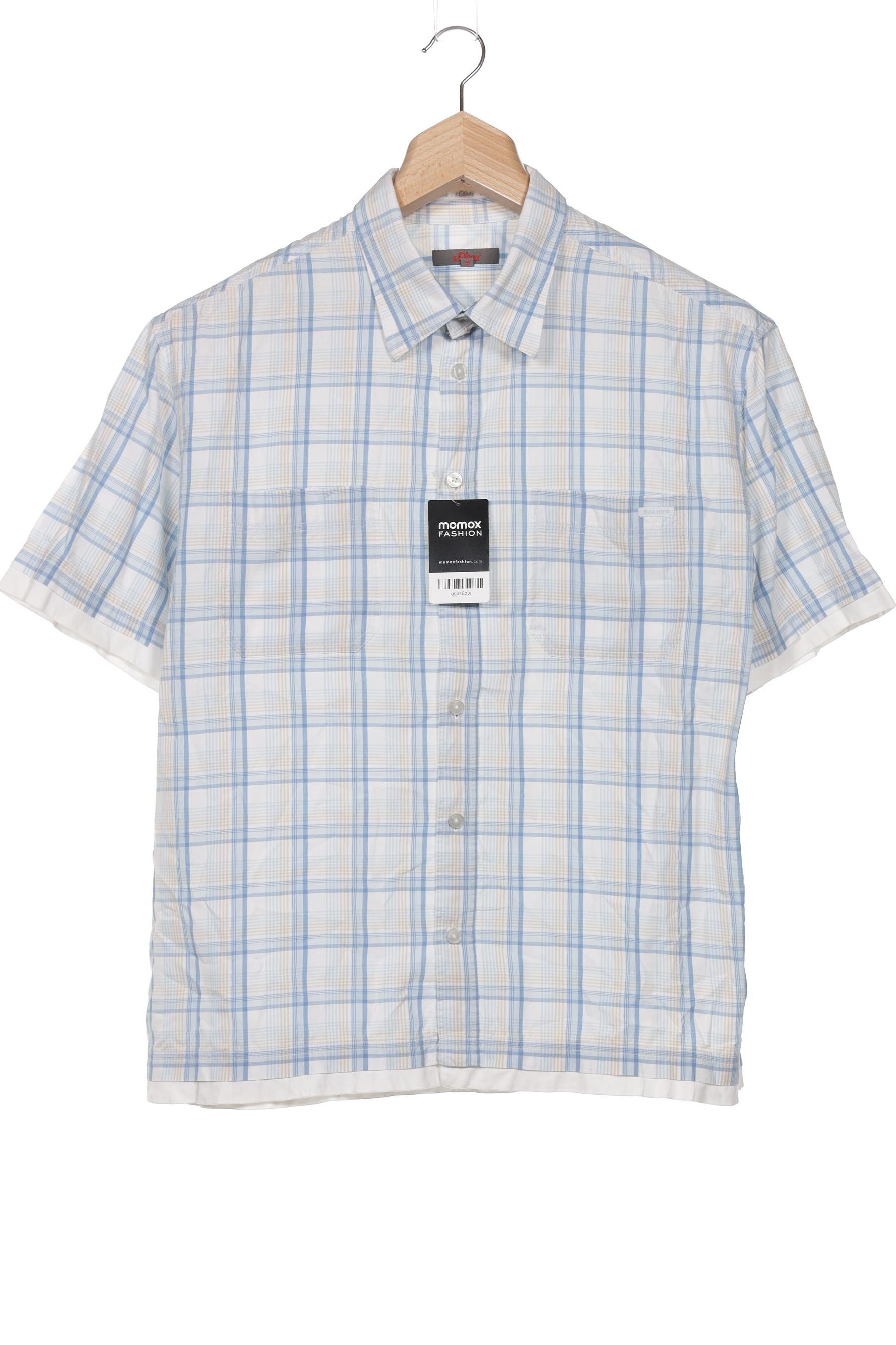 

s.Oliver Herren Hemd, weiß, Gr. 56