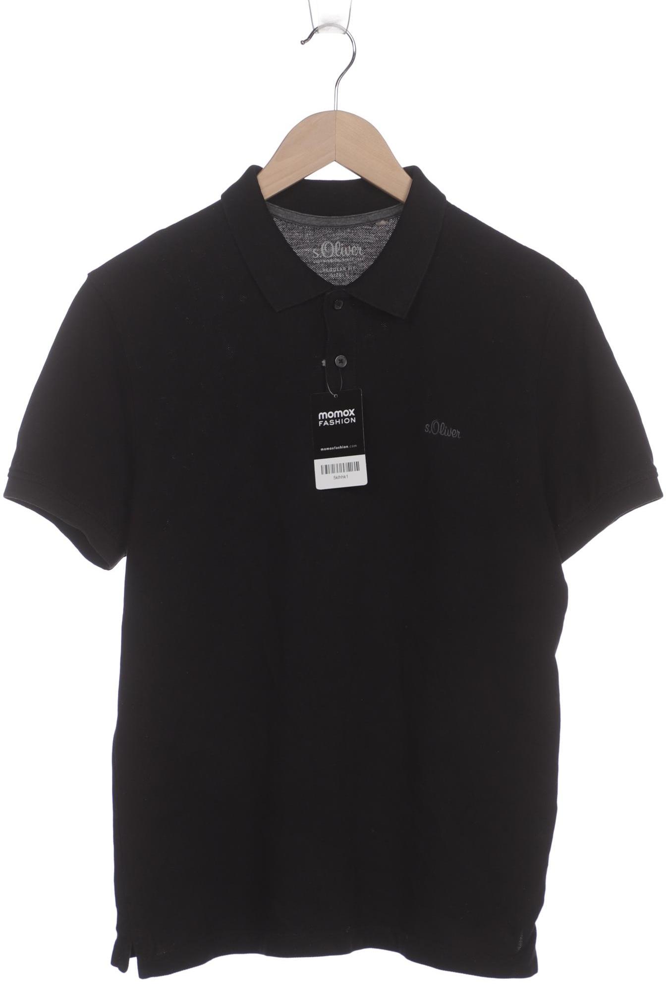 

s.Oliver Herren Poloshirt, schwarz, Gr. 52