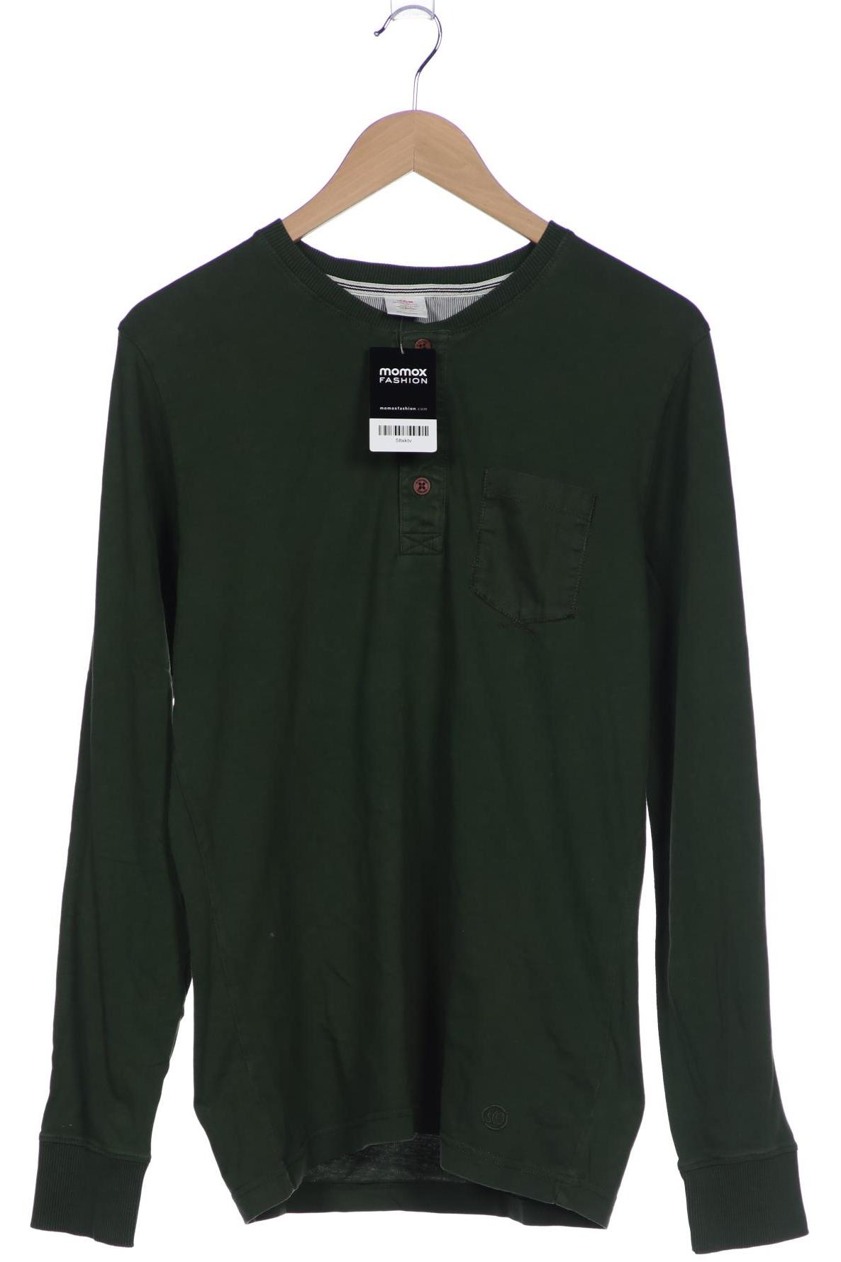 

s.Oliver Herren Langarmshirt, grün, Gr. 48