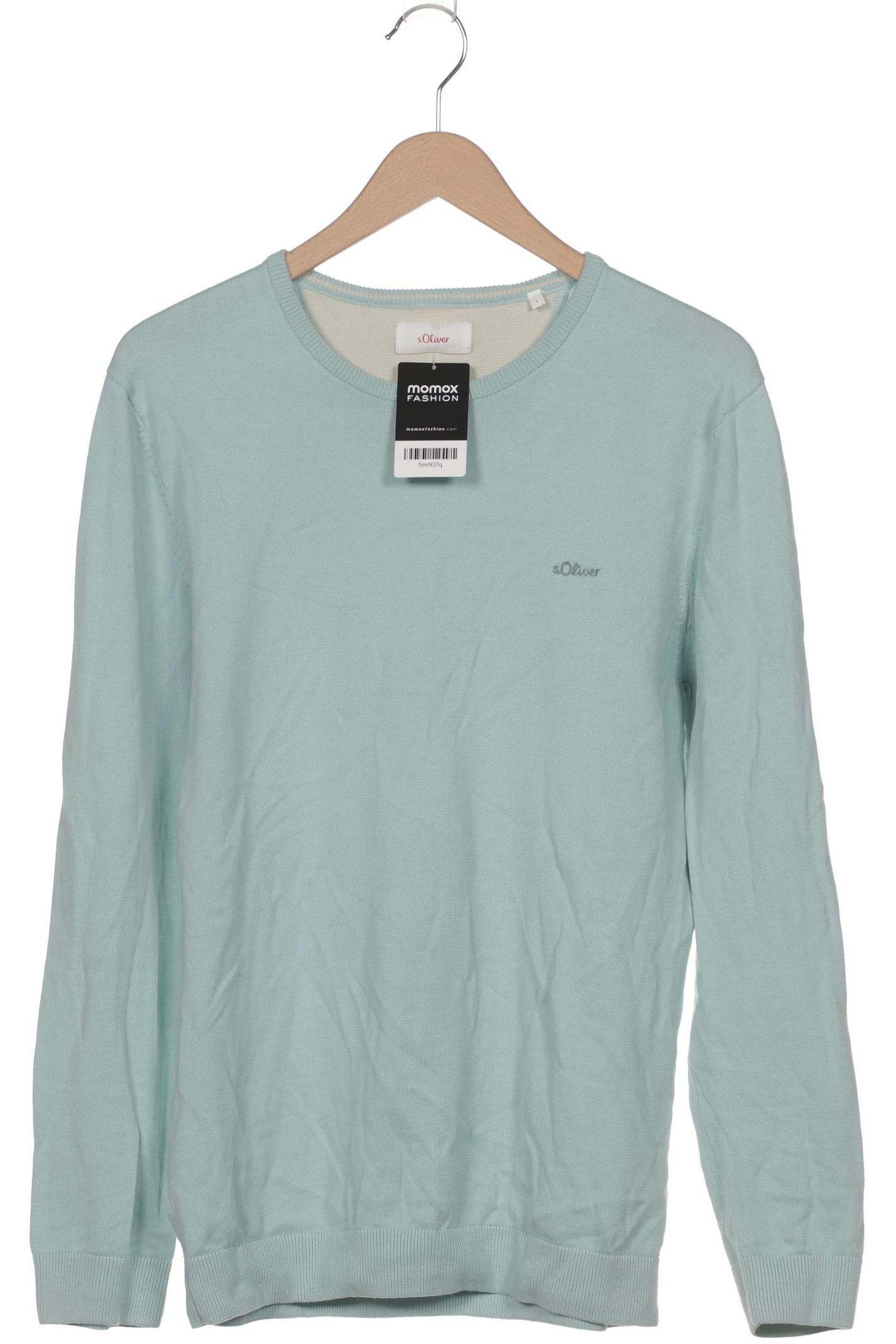

s.Oliver Herren Pullover, türkis, Gr. 52