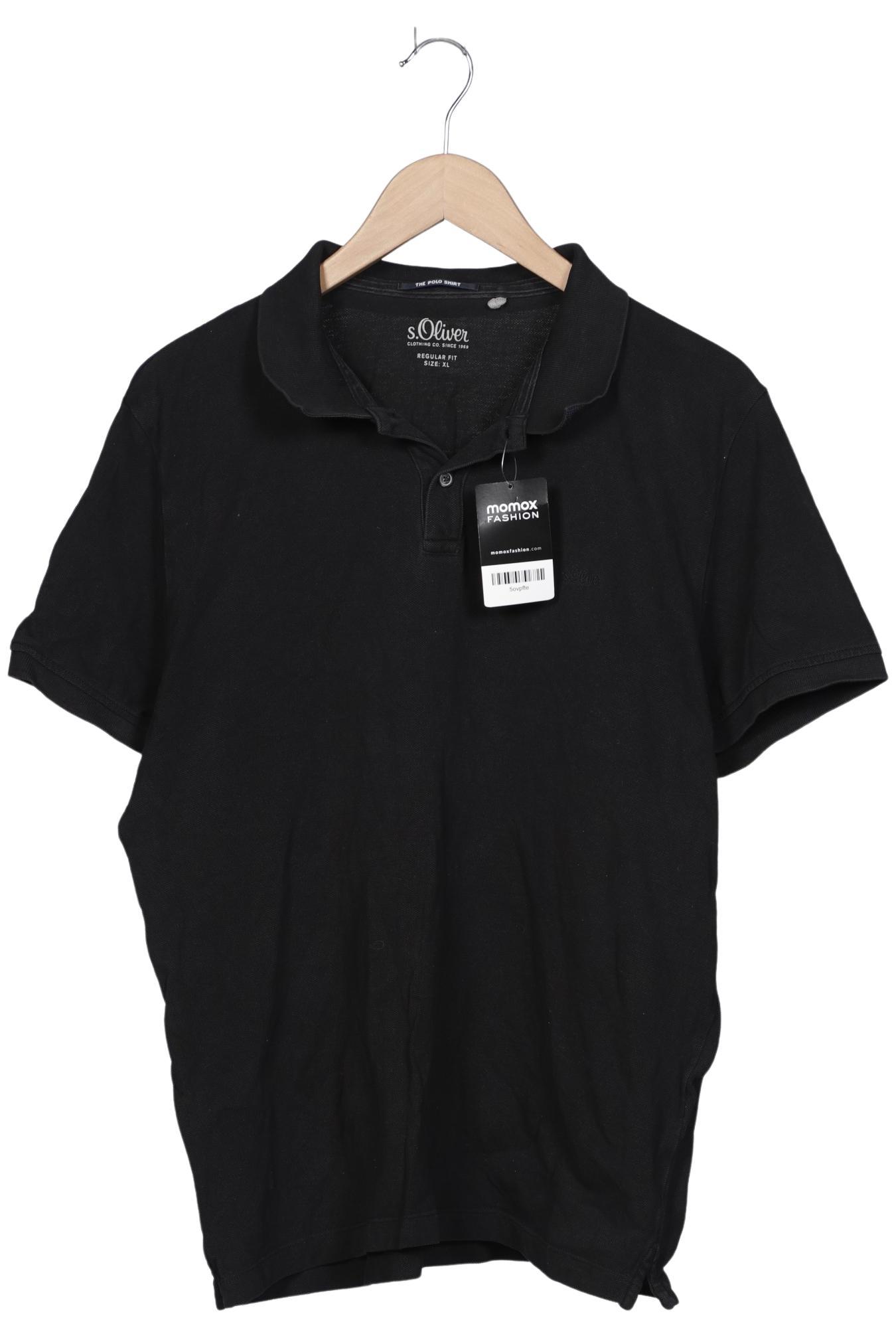 

s.Oliver Herren Poloshirt, schwarz, Gr. 54