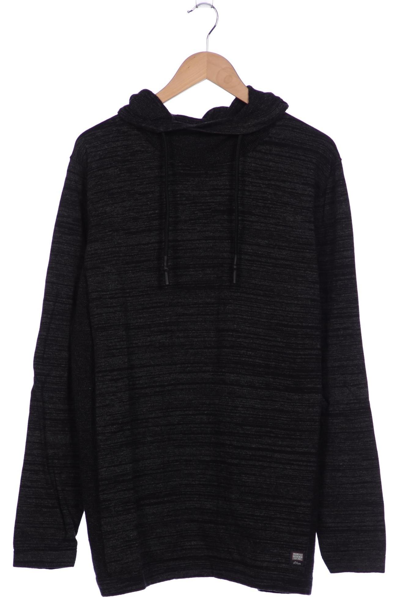 

s.Oliver Herren Sweatshirt, schwarz, Gr. 56