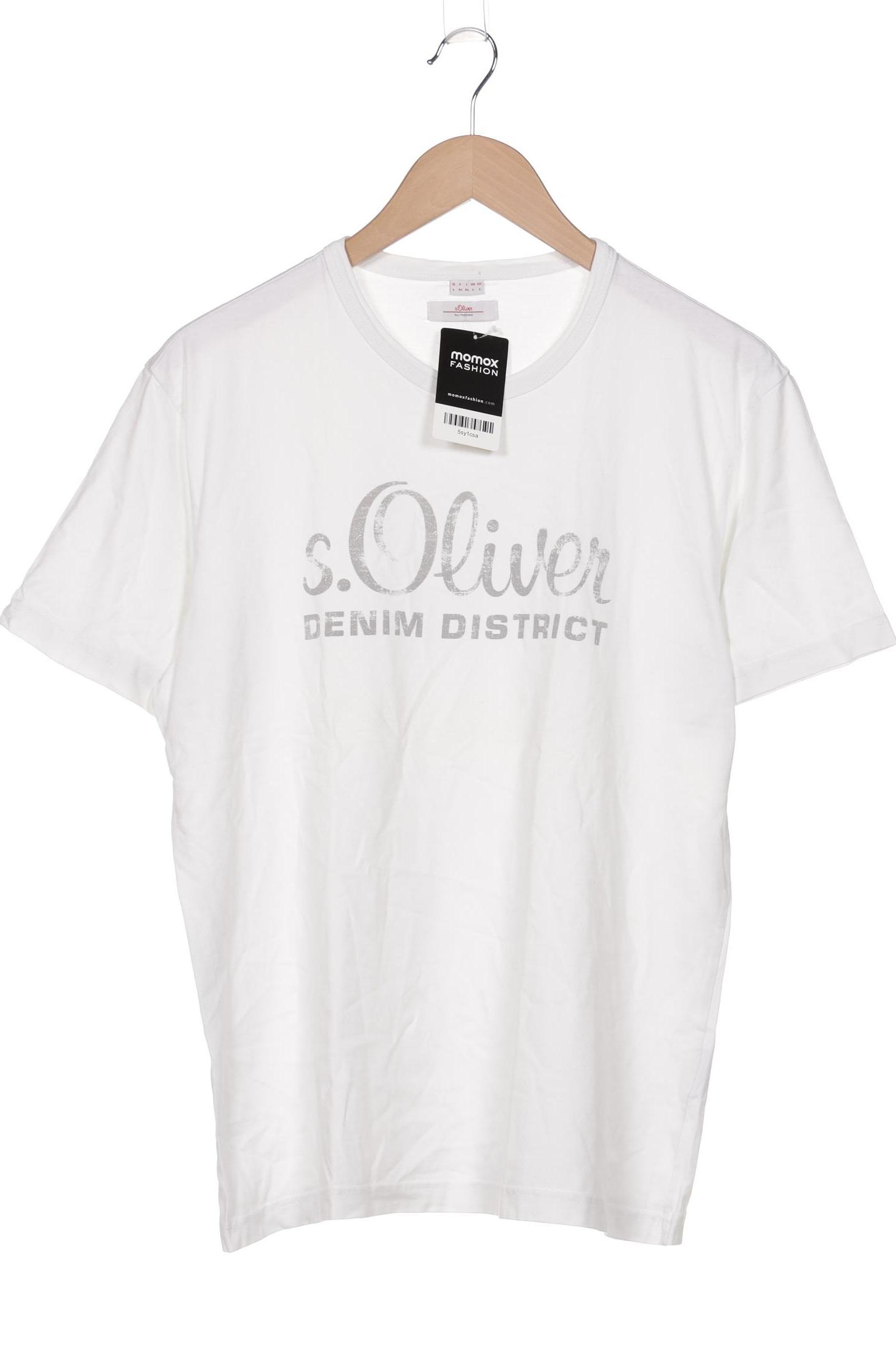 

s.Oliver Herren T-Shirt, weiß, Gr. 52