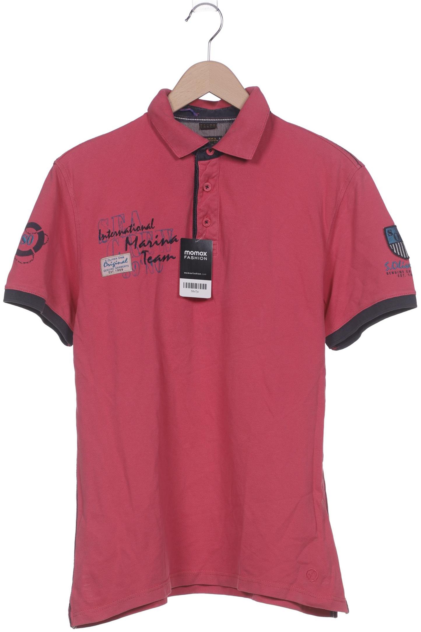 

s.Oliver Herren Poloshirt, pink, Gr. 52
