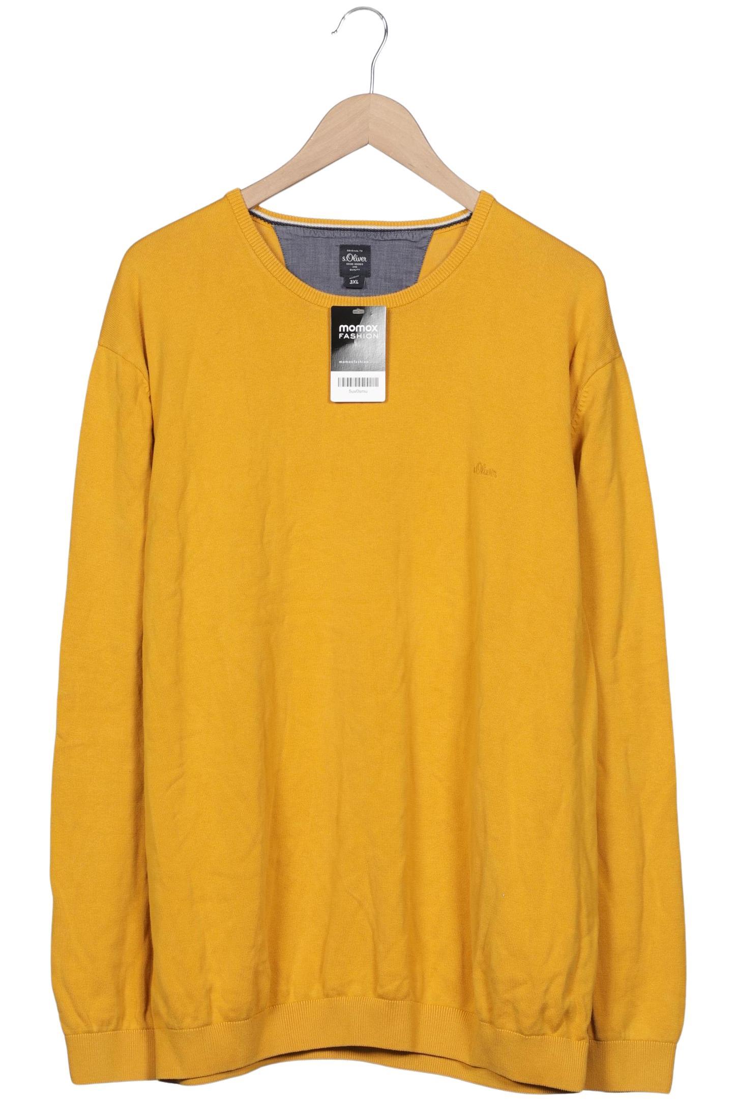 

s.Oliver Herren Pullover, gelb, Gr. 58