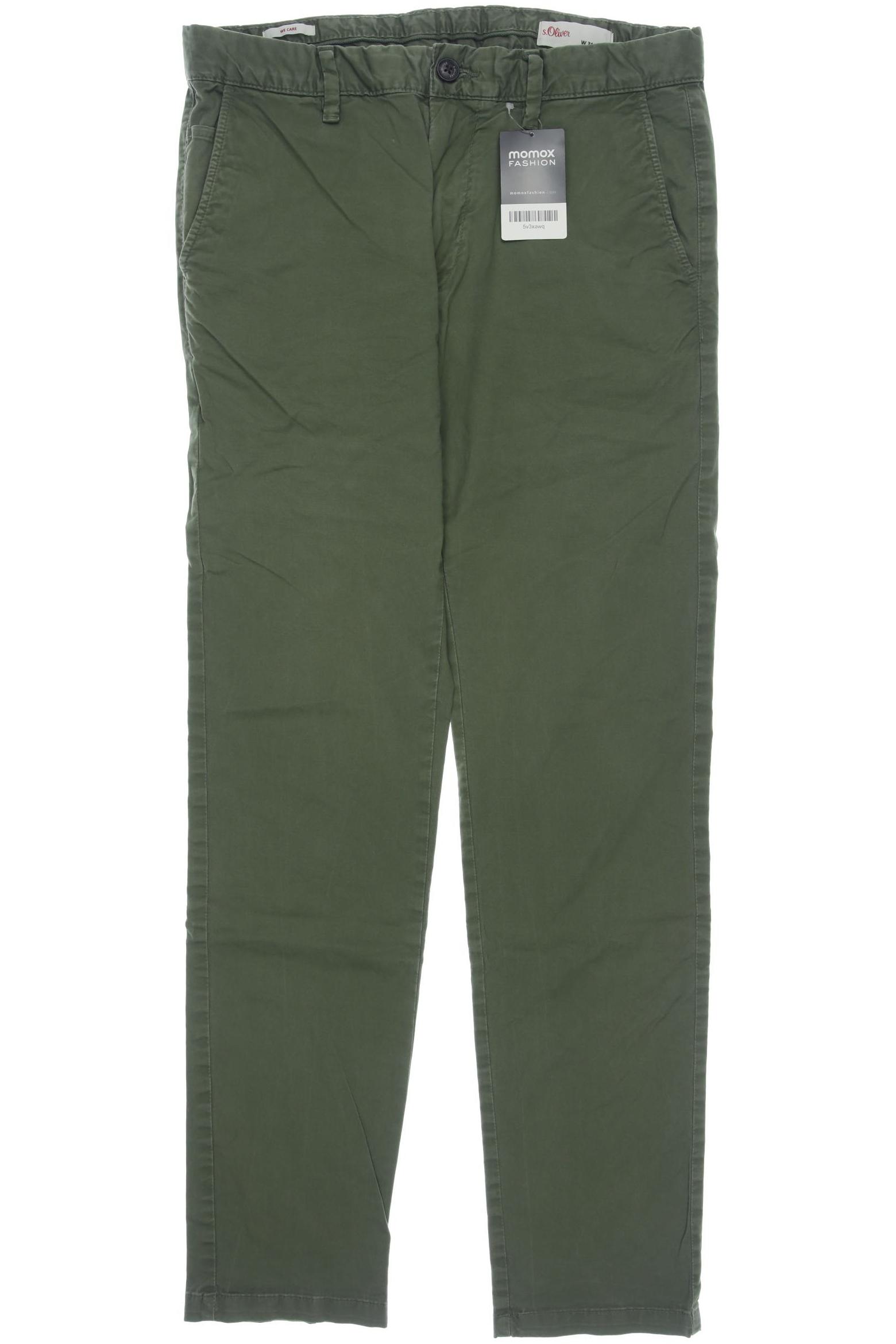 

s.Oliver Herren Stoffhose, grün, Gr. 31