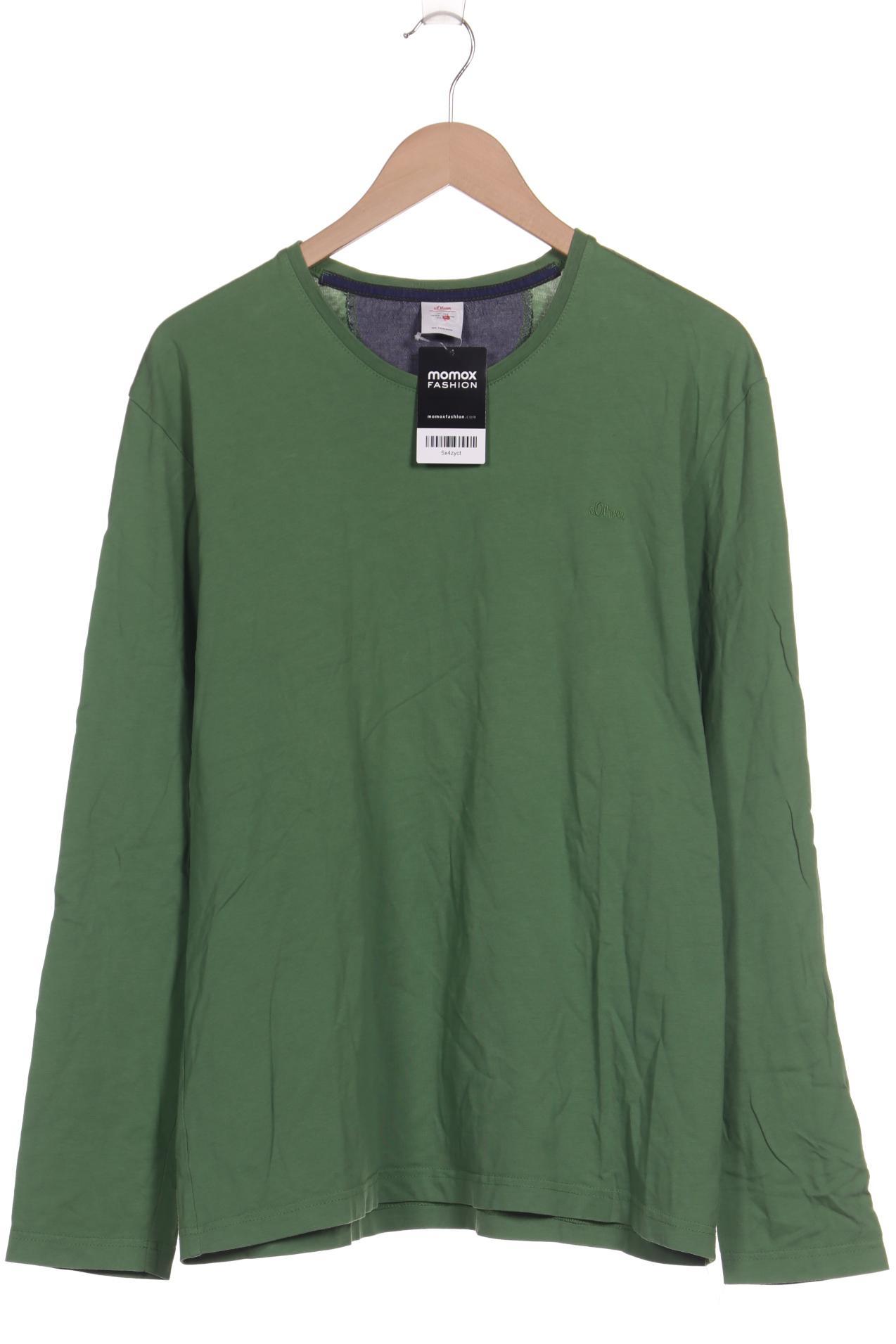 

s.Oliver Herren Langarmshirt, grün, Gr. 54