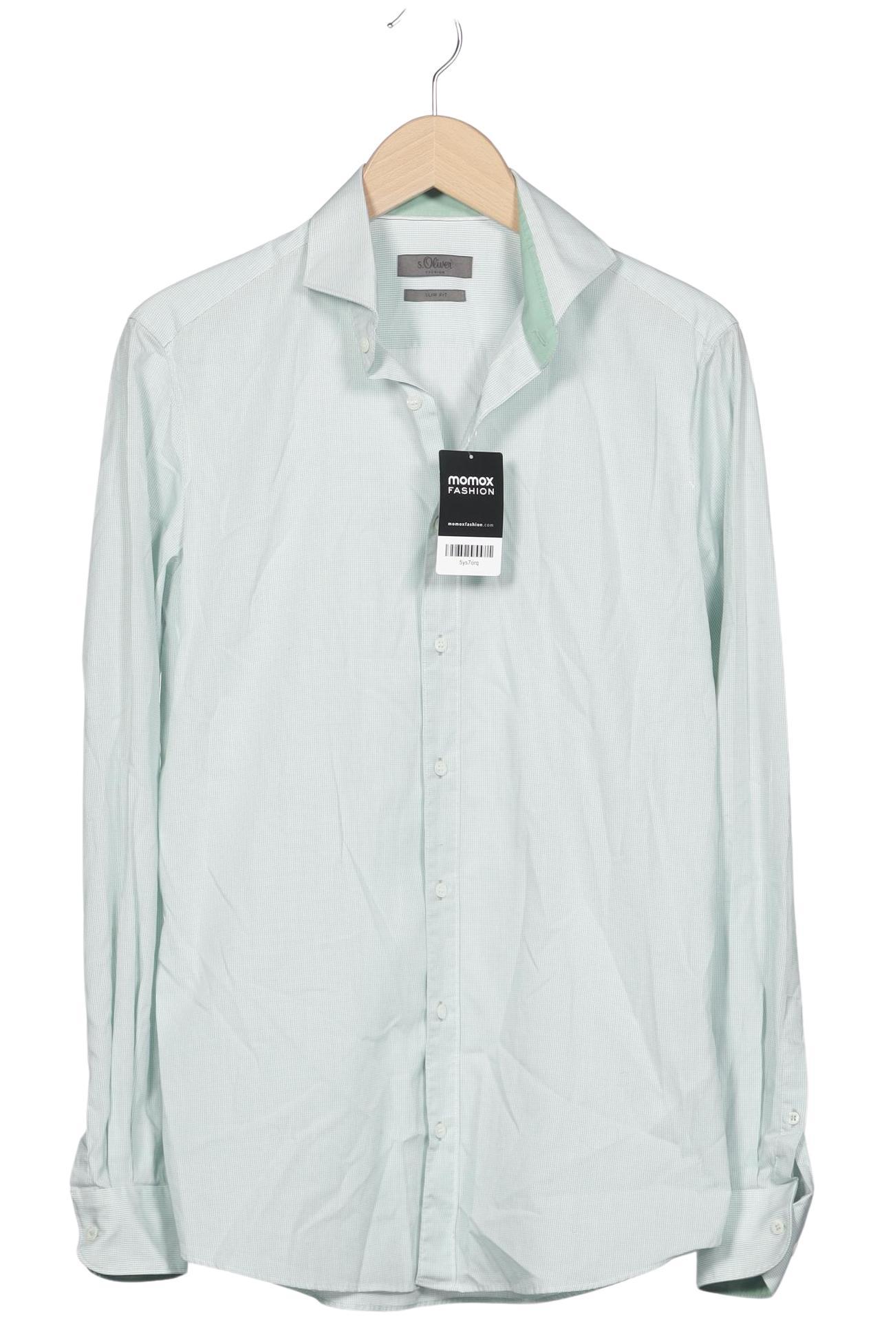 

s.Oliver Herren Hemd, hellgrün, Gr. 46