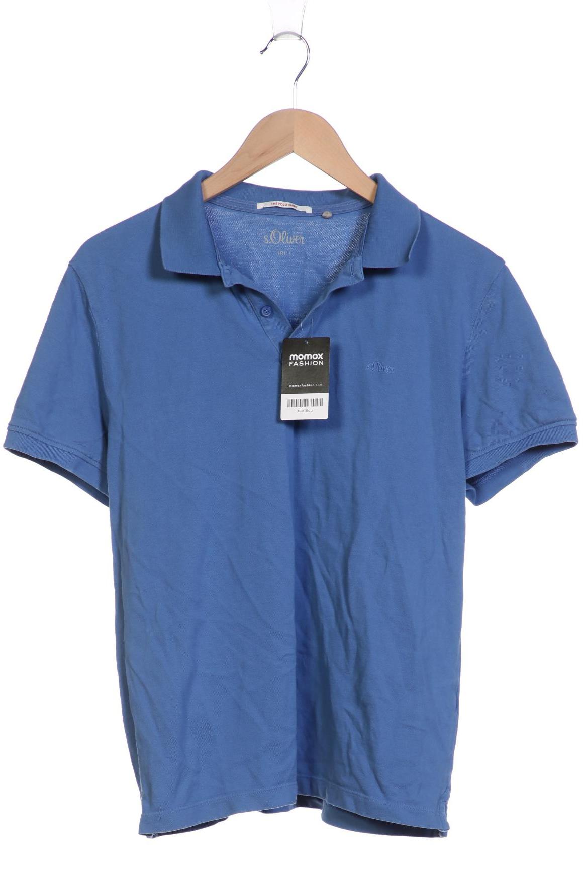 

s.Oliver Herren Poloshirt, blau, Gr. 52