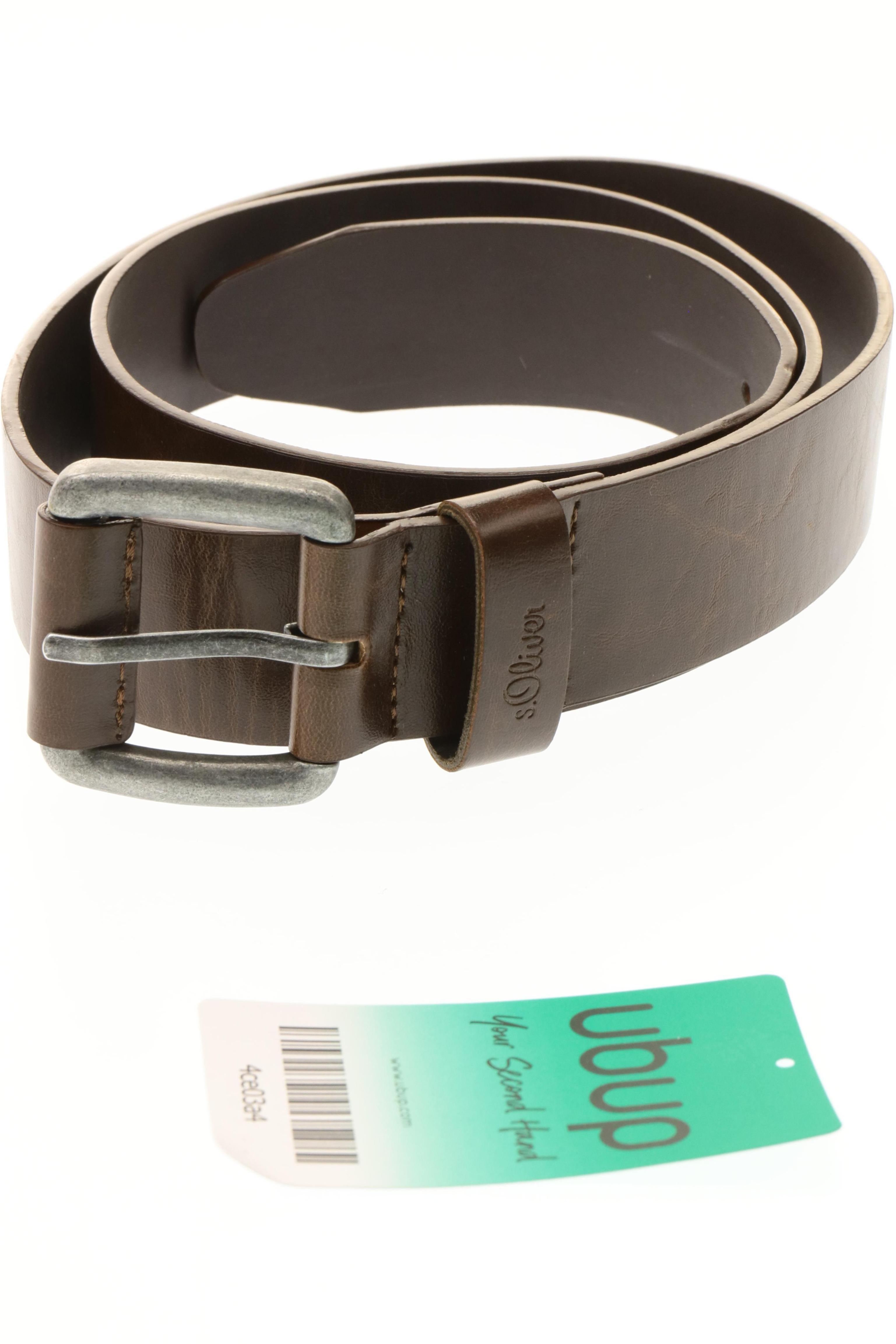 

s.Oliver Herren Gürtel, braun, Gr. 105