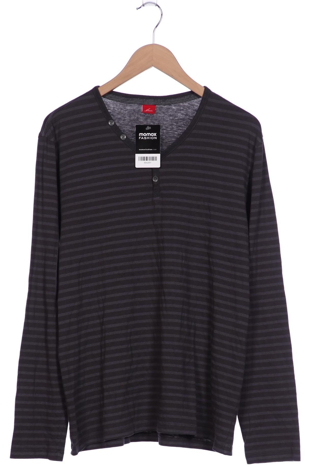

s.Oliver Herren Langarmshirt, grau, Gr. 52