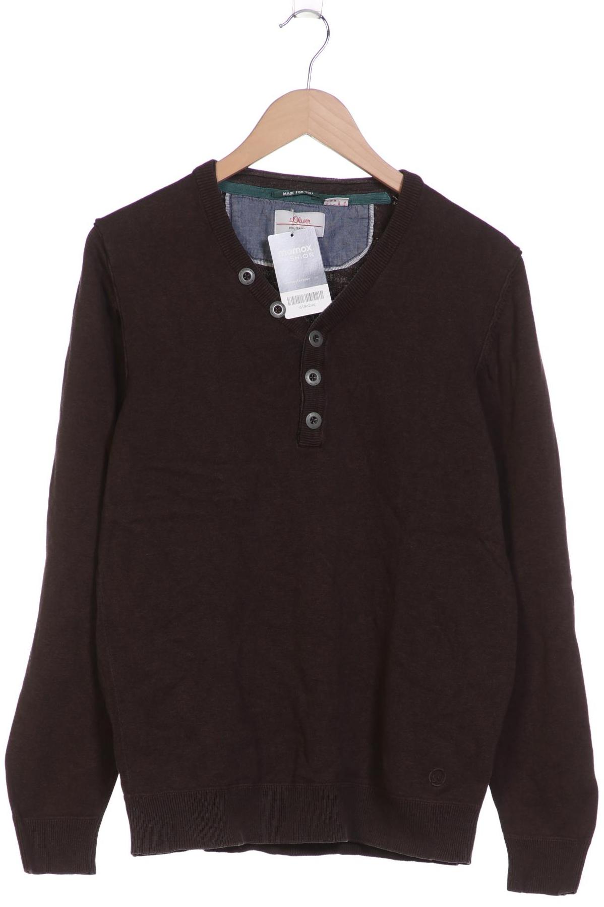 

s.Oliver Herren Pullover, braun, Gr. 52