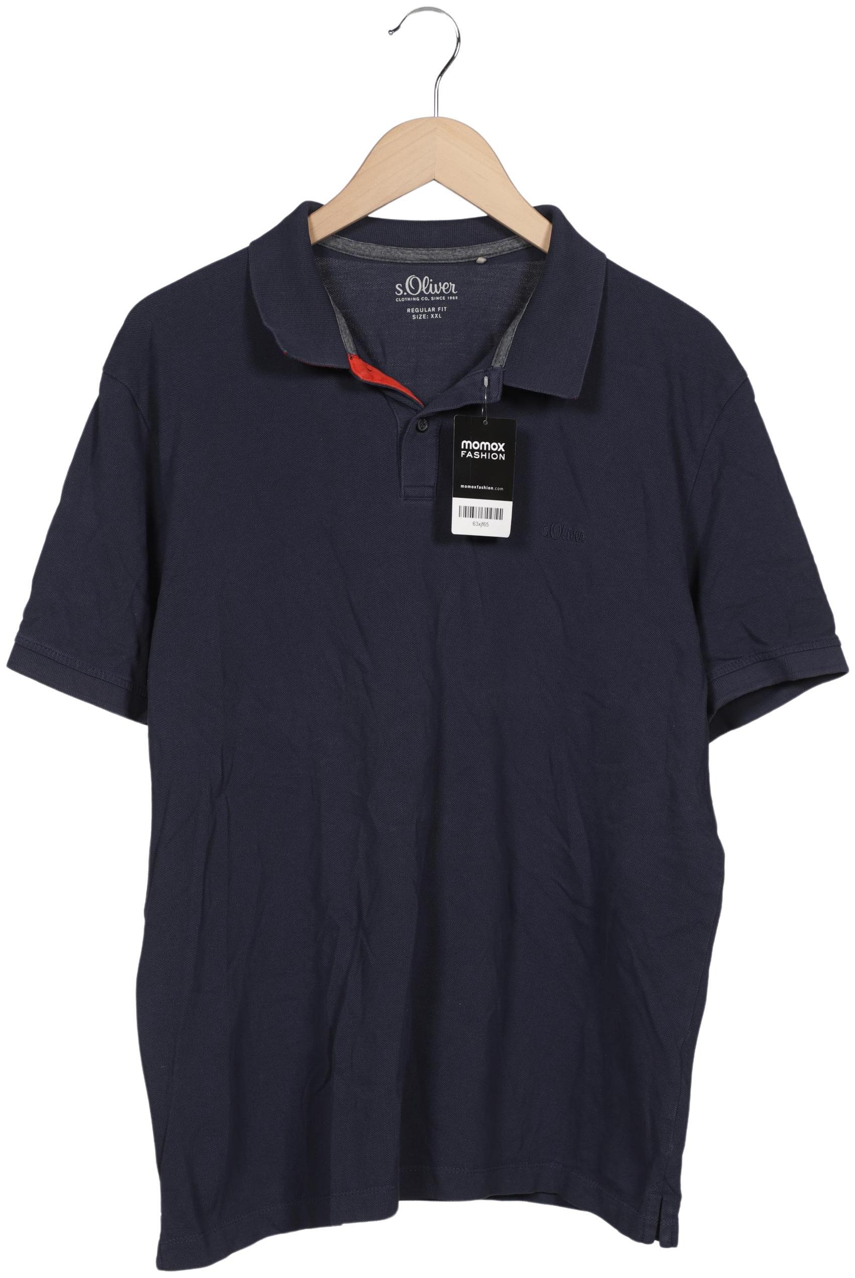 

s.Oliver Herren Poloshirt, marineblau, Gr. 56